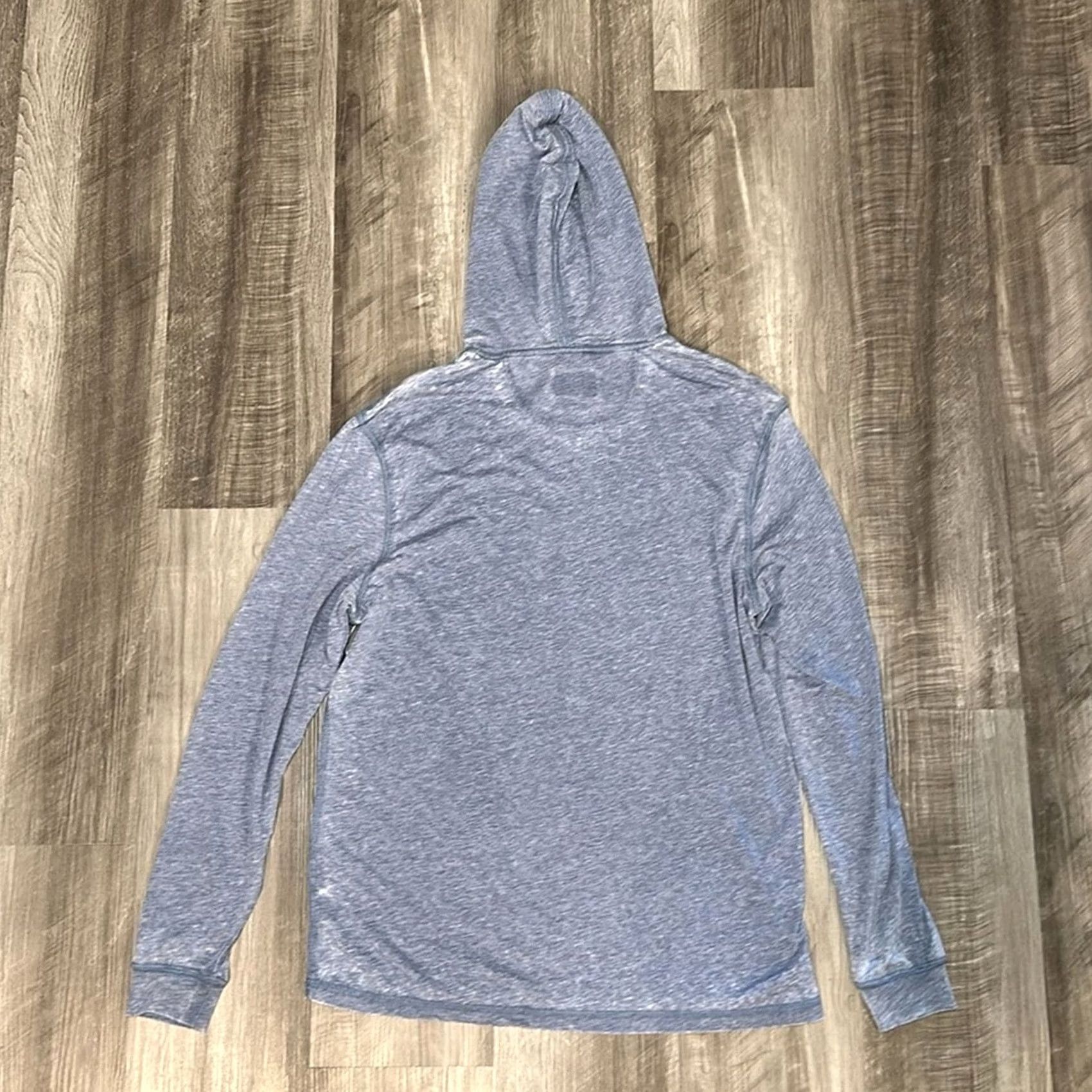 johnnie-O VINTAGE Johnnie-O Zed Burn Out Washed Long Sleeve Tee Hoodie - Medium Size US M / EU 48-50 / 2 - 3 Thumbnail
