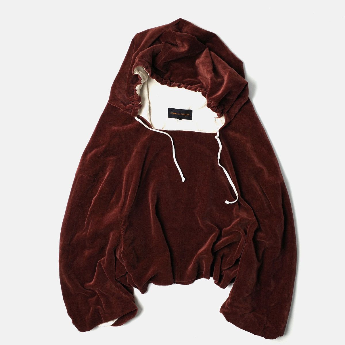 Comme des Garcons 1996 FW Comme Des Garcons Velvet Hoodie Size M / US 6-8 / IT 42-44 - 1 Thumbnail