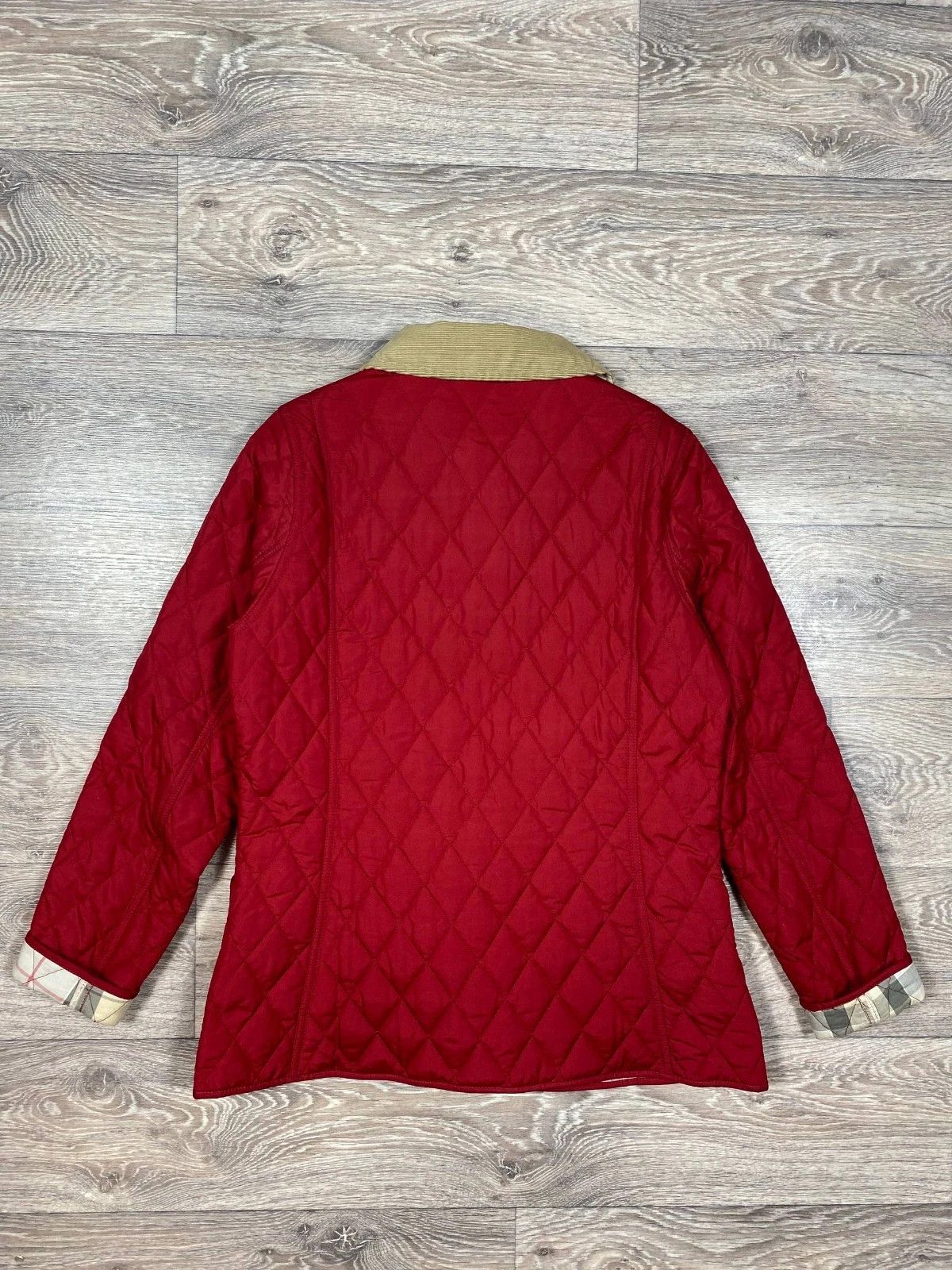 Barbour Barbour Women's Annandale Quilted Jacket Red Dress Tartan Size XL / US 12-14 / IT 48-50 - 2 Thumbnail