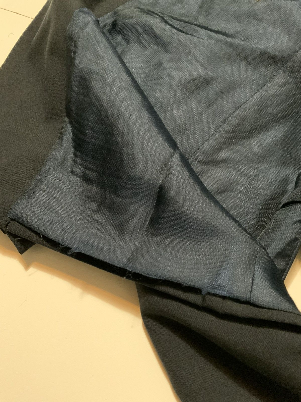 Armani Collezioni Armani Collezioni M Line Navy Wool Two Button Blazer Jacket Size US S / EU 44-46 / 1 - 8 Thumbnail