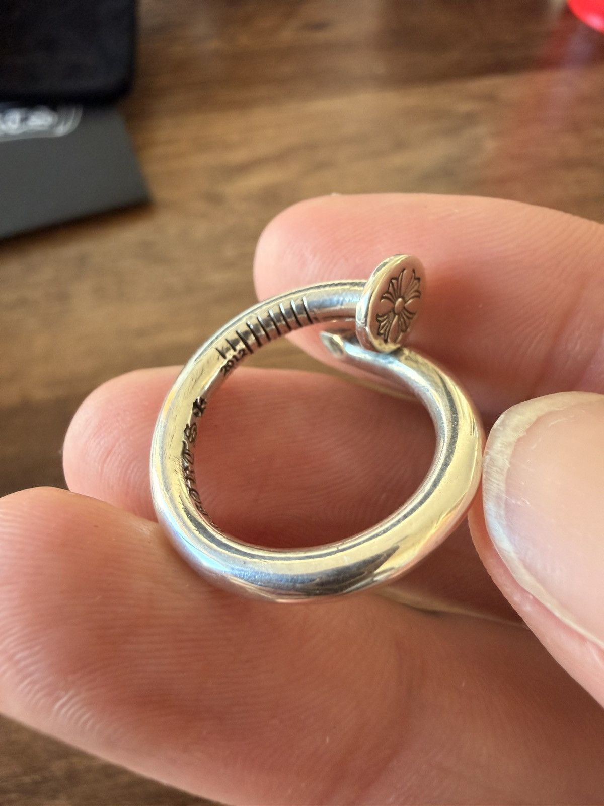 Chrome Hearts Chrome Hearts Nail Ring 100% Authentic Brand New RARE Size ONE SIZE - 9 Thumbnail