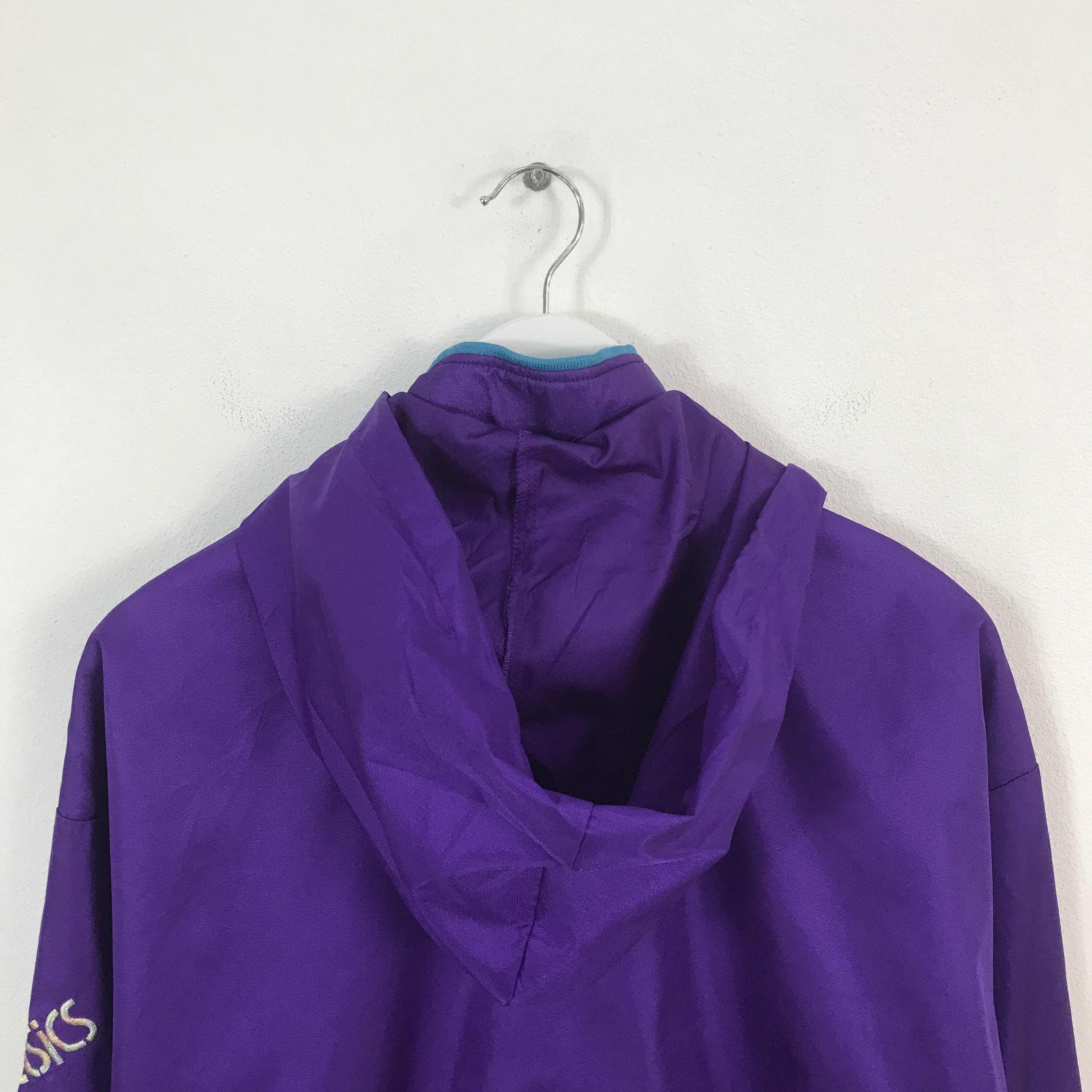 Asics Rare Ascis Windbreaker Jacket Size US XL / EU 56 / 4 - 4 Thumbnail