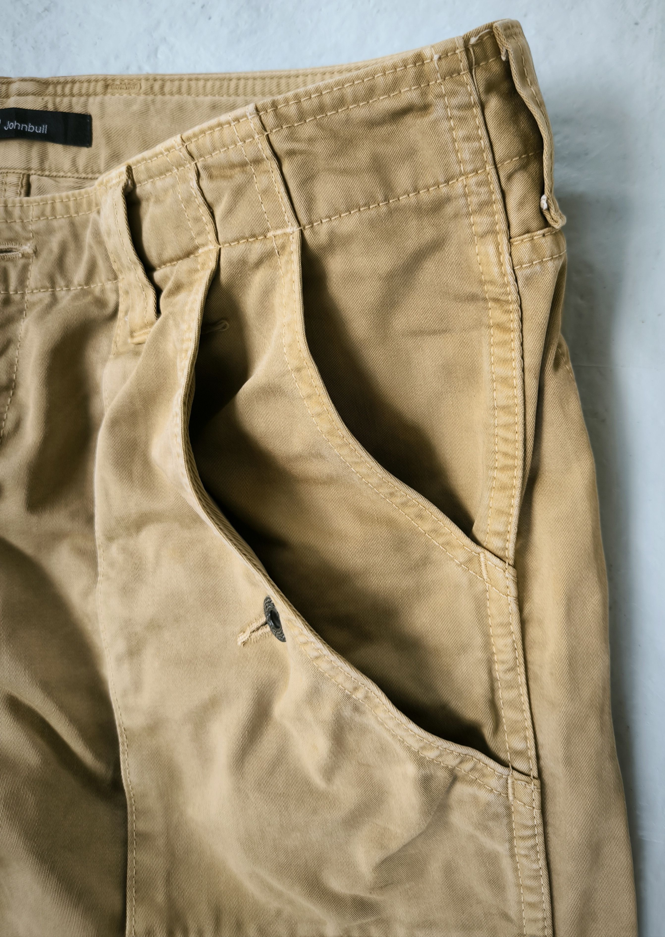 Johnbull JOHN BULL cargo pocket denim straight leg styled army Size US 34 / EU 50 - 5 Thumbnail