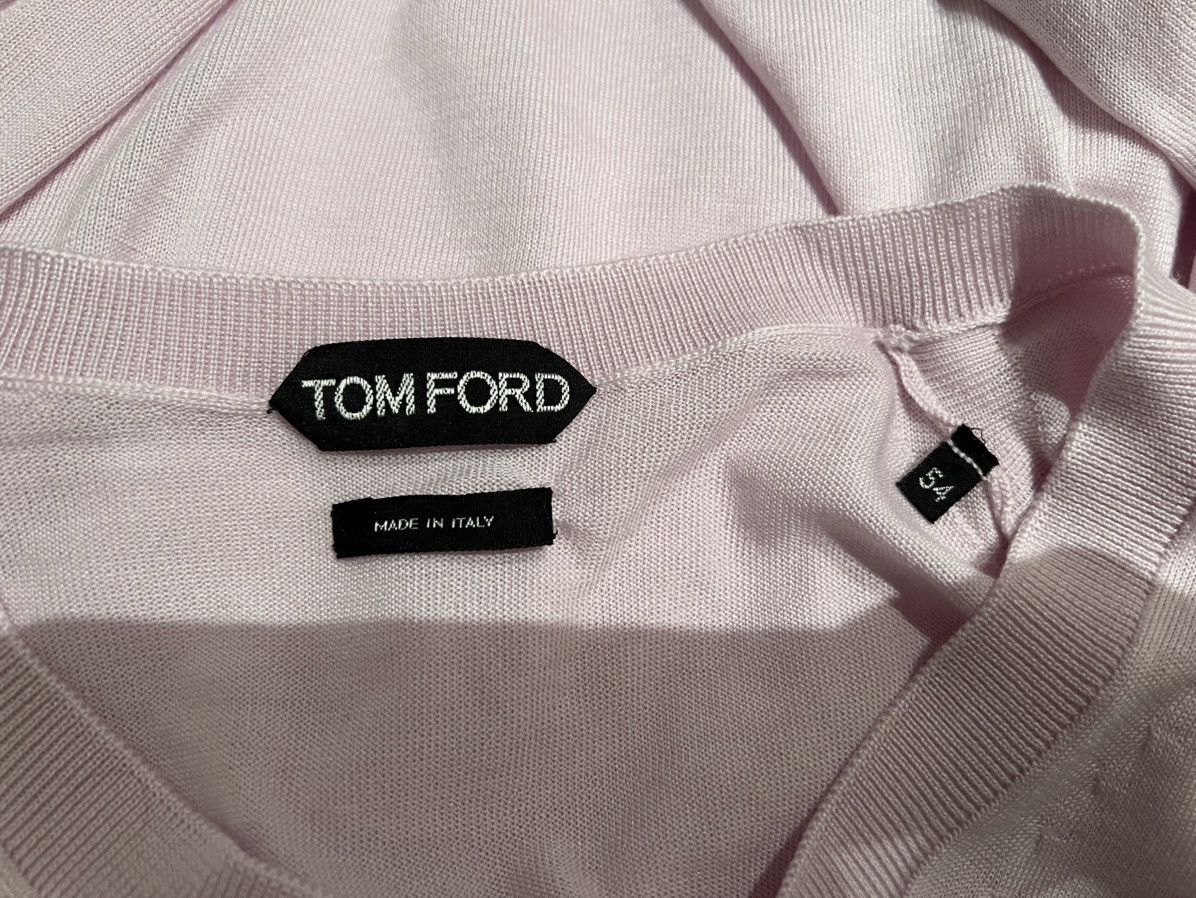 Tom Ford TOM FORD jumper 54 Italy 70% Cashmere 30% Silk Pink Size US XL / EU 56 / 4 - 7 Thumbnail