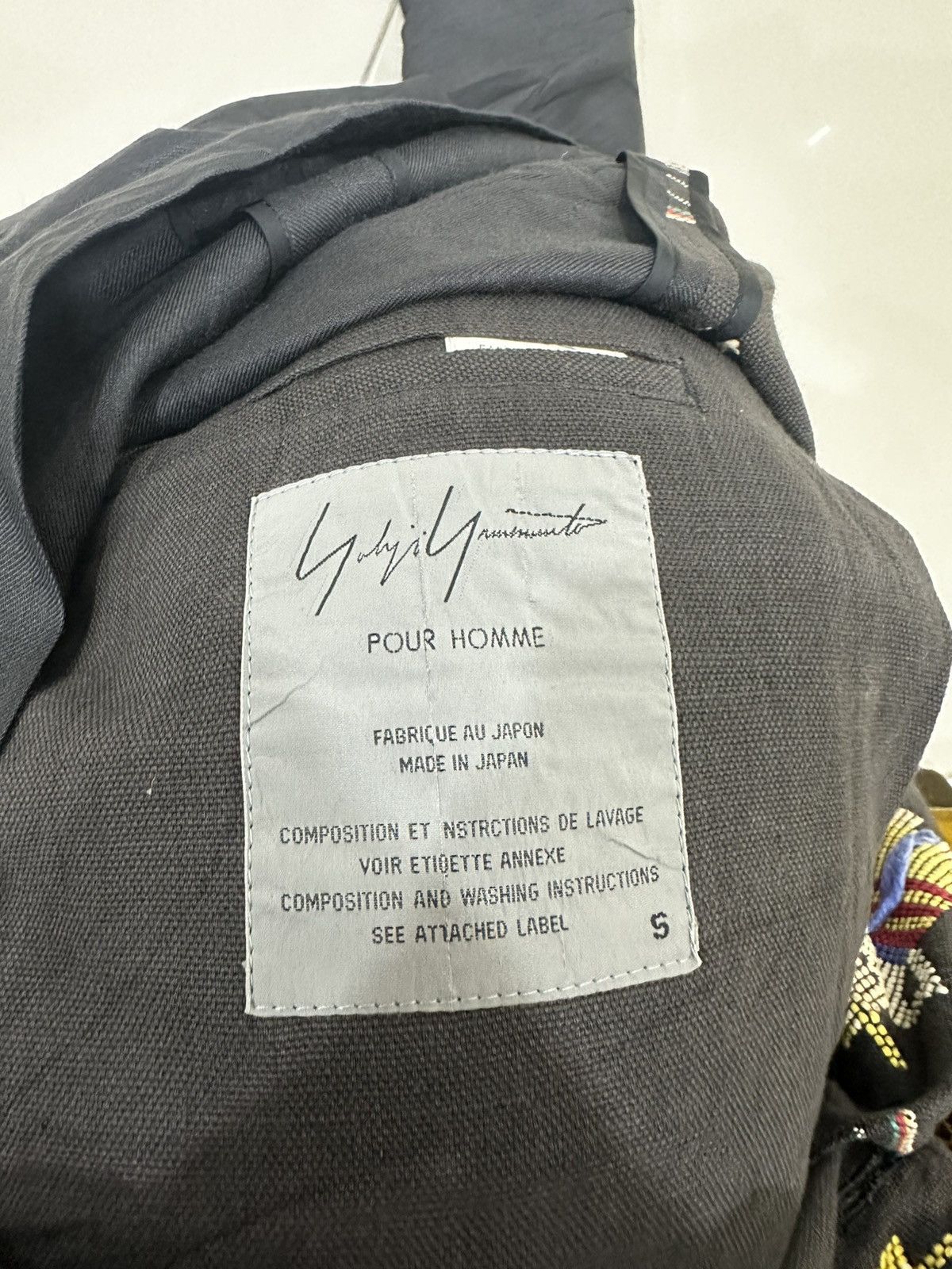 Yohji Yamamoto Rare Yohji Yamomoto Pour Homme SS92 Ethnic Embroidery Jacket Size US S / EU 44-46 / 1 - 4 Thumbnail