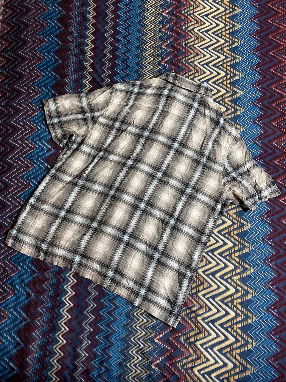 Allsaints × Vintage Allsaints Short Sleeve Plaid Button Up Size US M / EU 48-50 / 2 - 14 Thumbnail