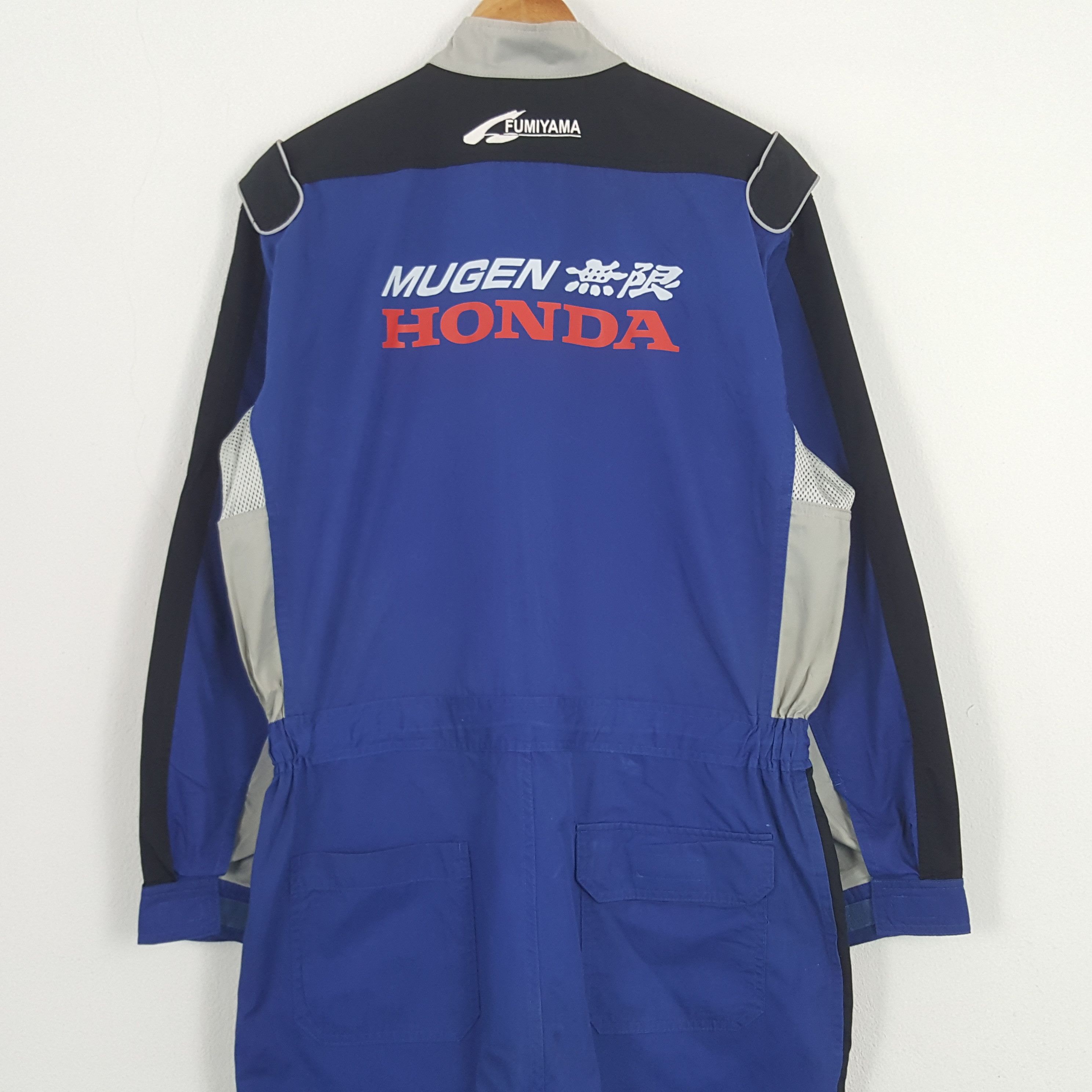 Honda × Japanese Brand × Vintage Vintage Mugen Honda Japan Racing Team Custom Coverall Jacket Size US L / EU 52-54 / 3 - 2 Thumbnail