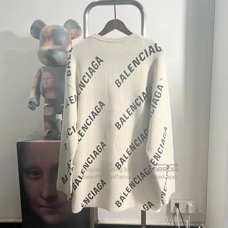 Balenciaga Balenciaga All-over print sweater Size US XS / EU 42 / 0 - 2 Thumbnail
