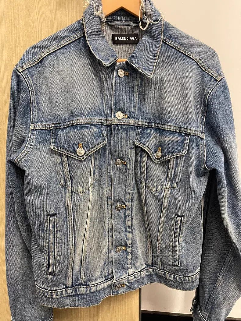Balenciaga Balenciaga Denim Coat Size US M / EU 48-50 / 2 - 1 Thumbnail