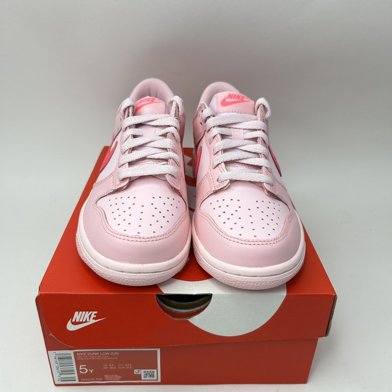 Nike Nike Dunk Low GS “Triple Pink/Pink Panther” 2023 Size US 6.5 / IT 36.5 - 2 Thumbnail