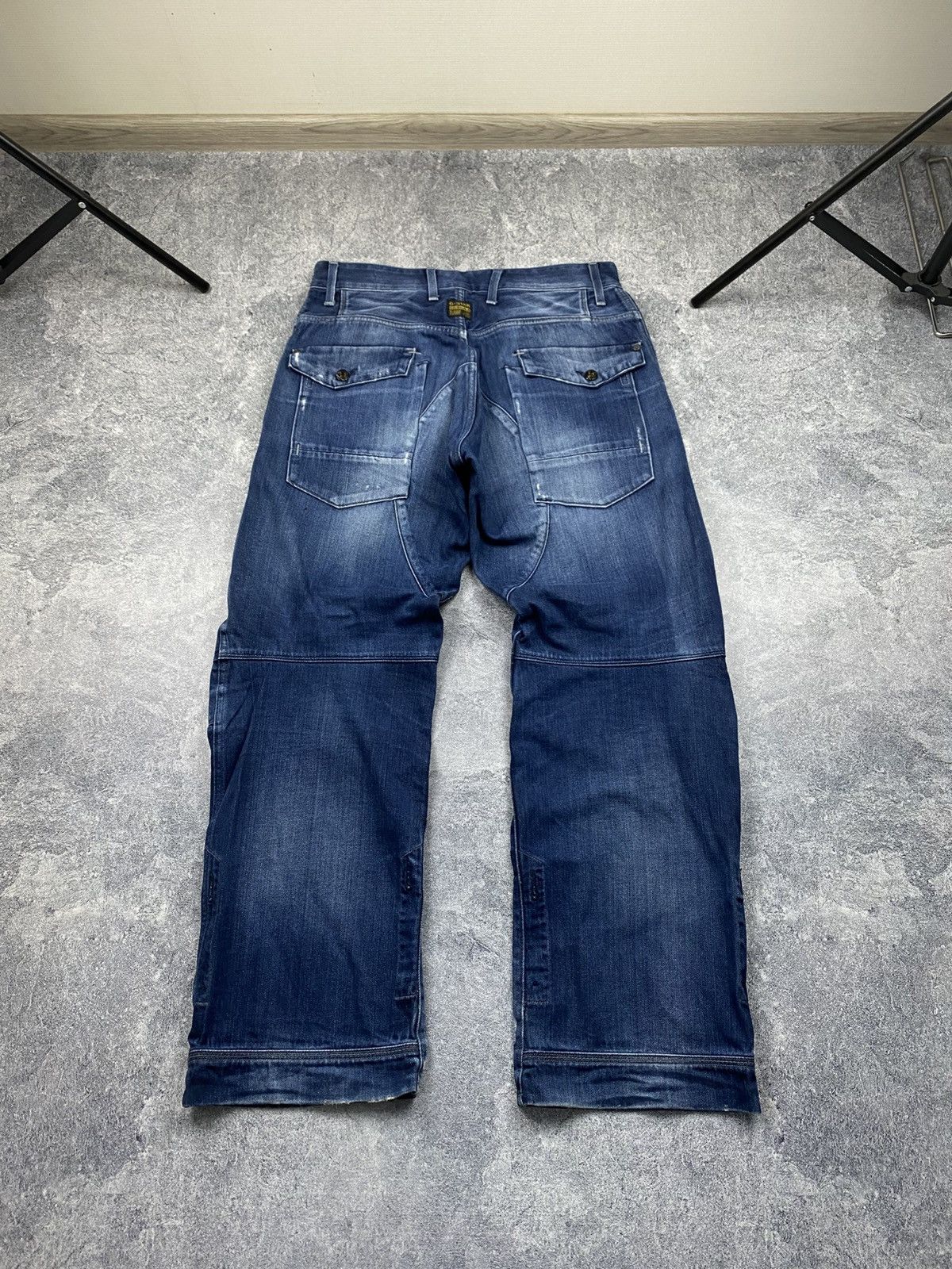 G-Star × Japanese Brand × Vintage Vintage G-Star Raw Japanese Distressed Cargo Pants Y2 Size US 33 - 4 Thumbnail
