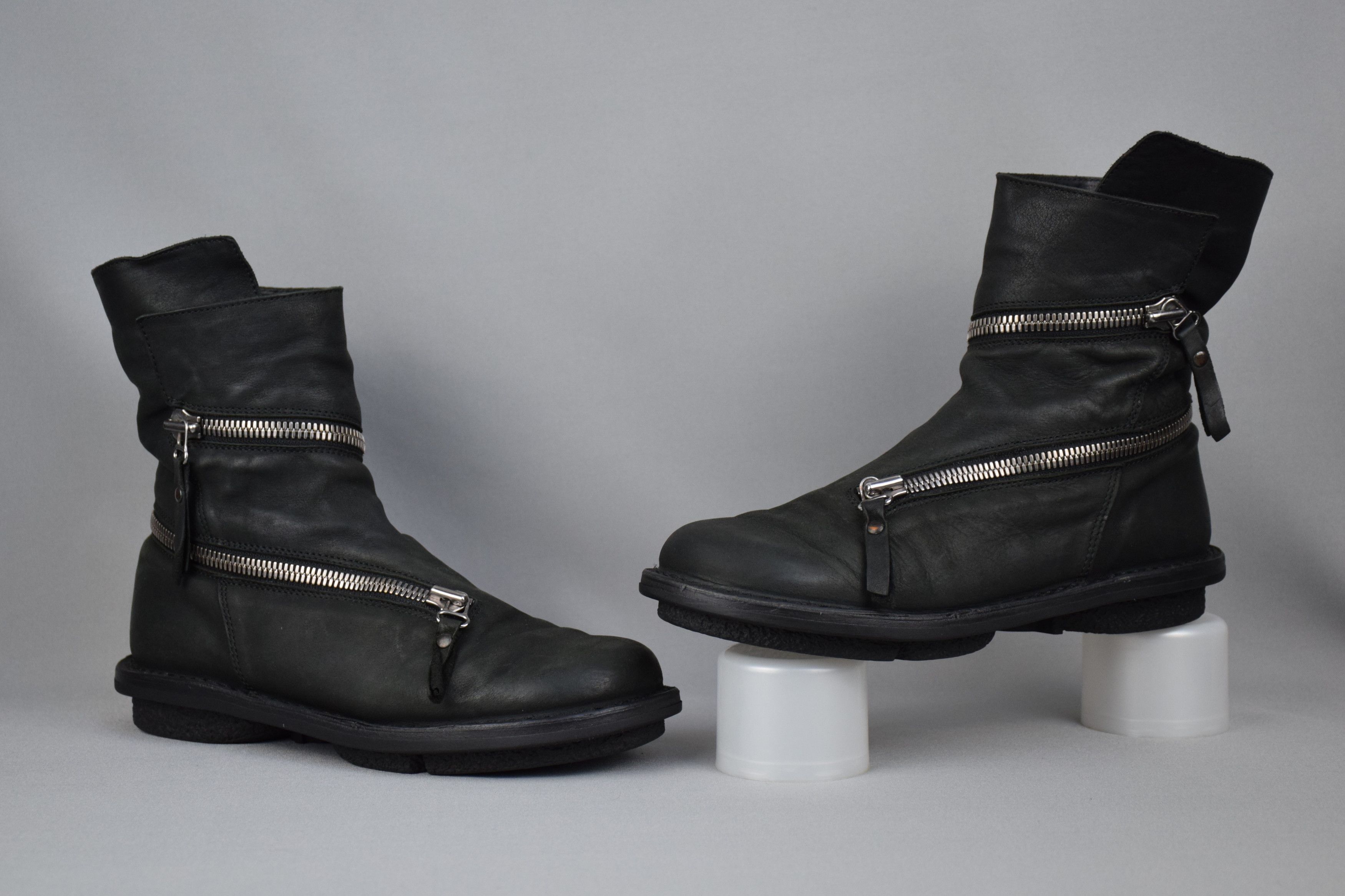 Designer × Trippen Trippen Helix f Women's Black Zip Boots US 8 UK 6 EU 39 Size US 8 / IT 38 - 5 Thumbnail