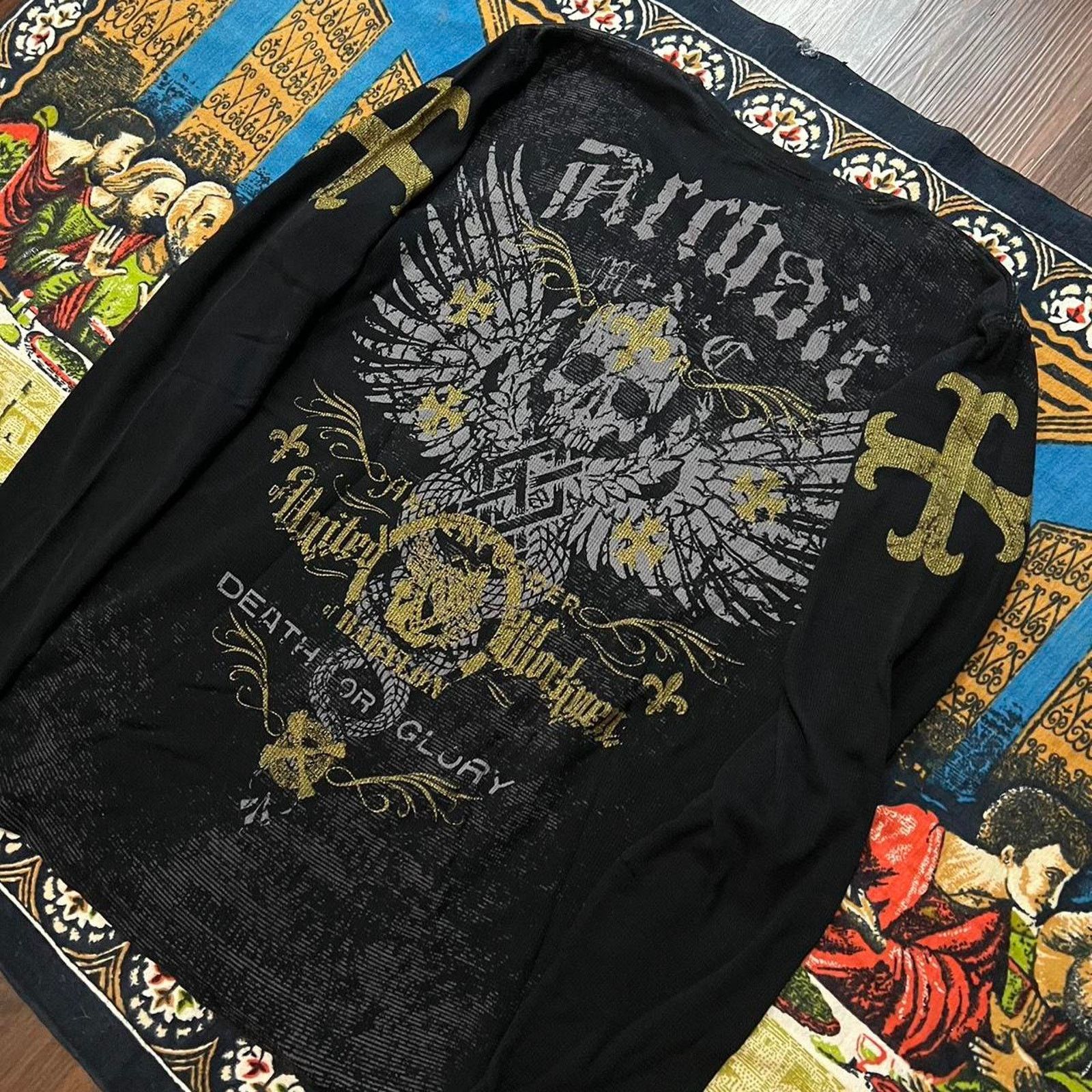 Affliction mens affliction thermal shirt mma elite tapout y2k archaic Size US L / EU 52-54 / 3 - 3 Thumbnail