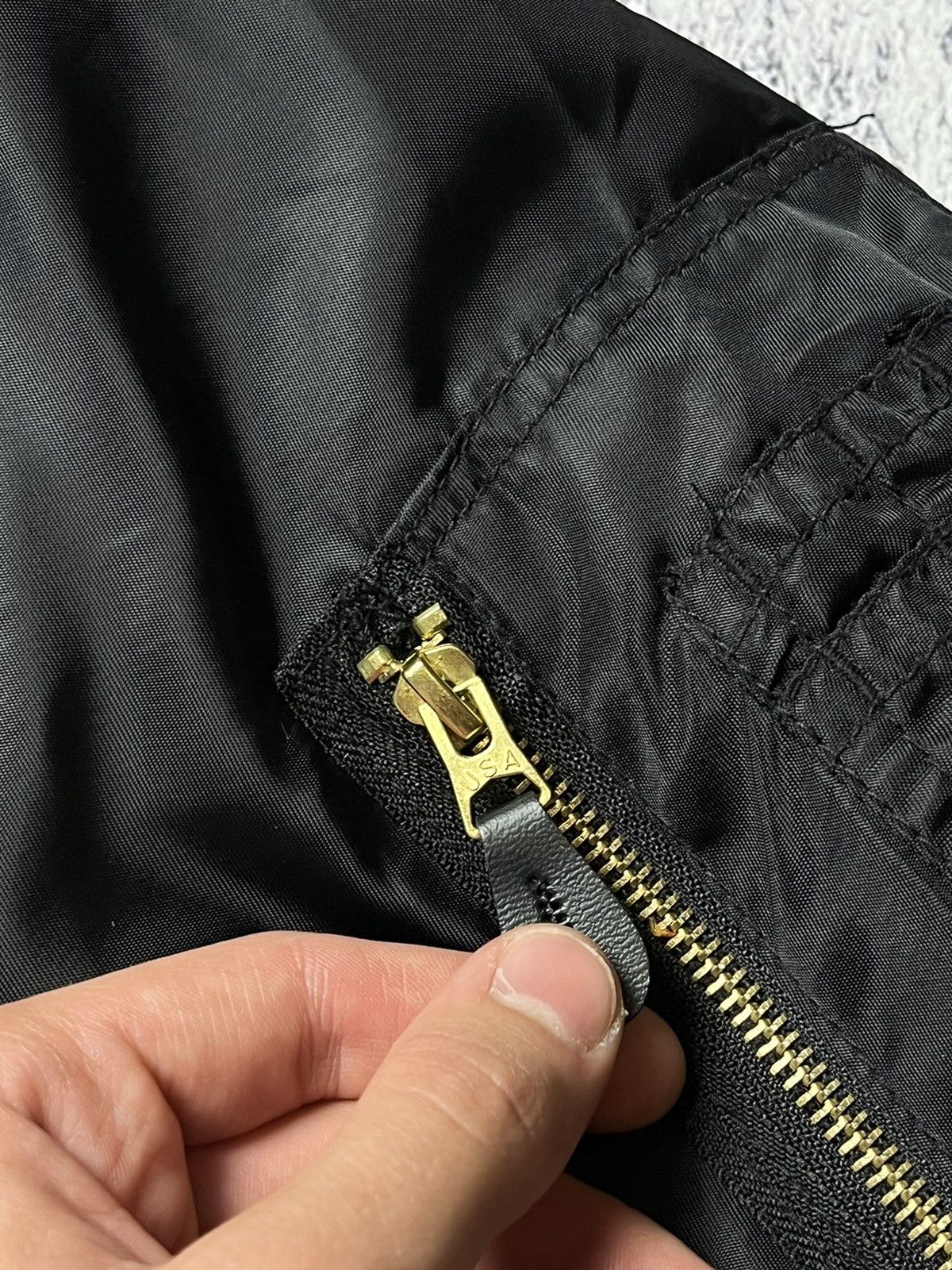 Vintage Vintage Black Reversible Bomber Jacket MA1 Size US XL / EU 56 / 4 - 12 Thumbnail