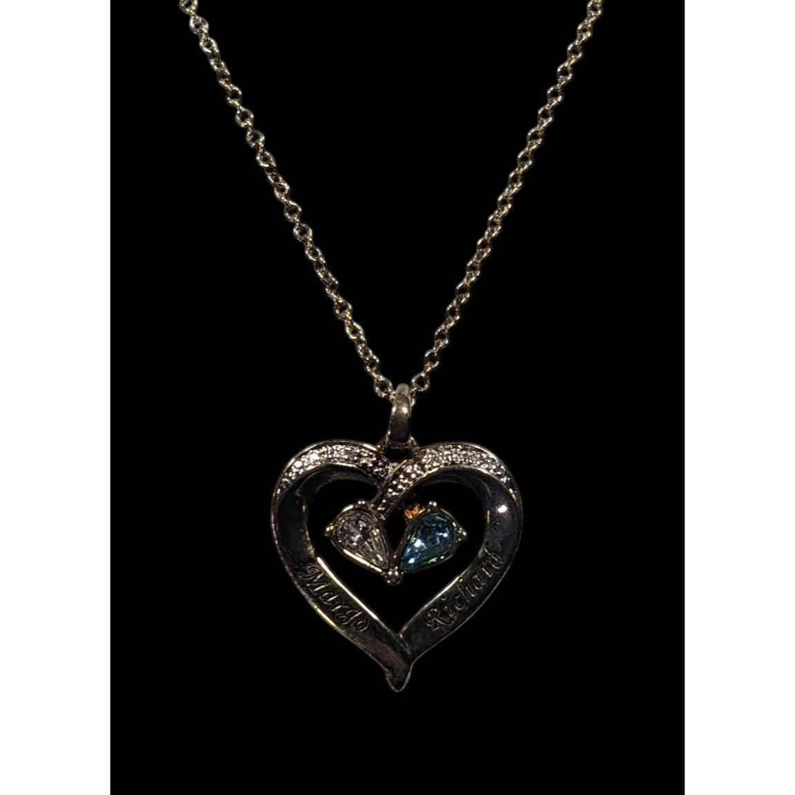 Other Danbury Mint Gold Plated Birthstone Heart Pendant Necklace Size ONE SIZE - 3 Thumbnail