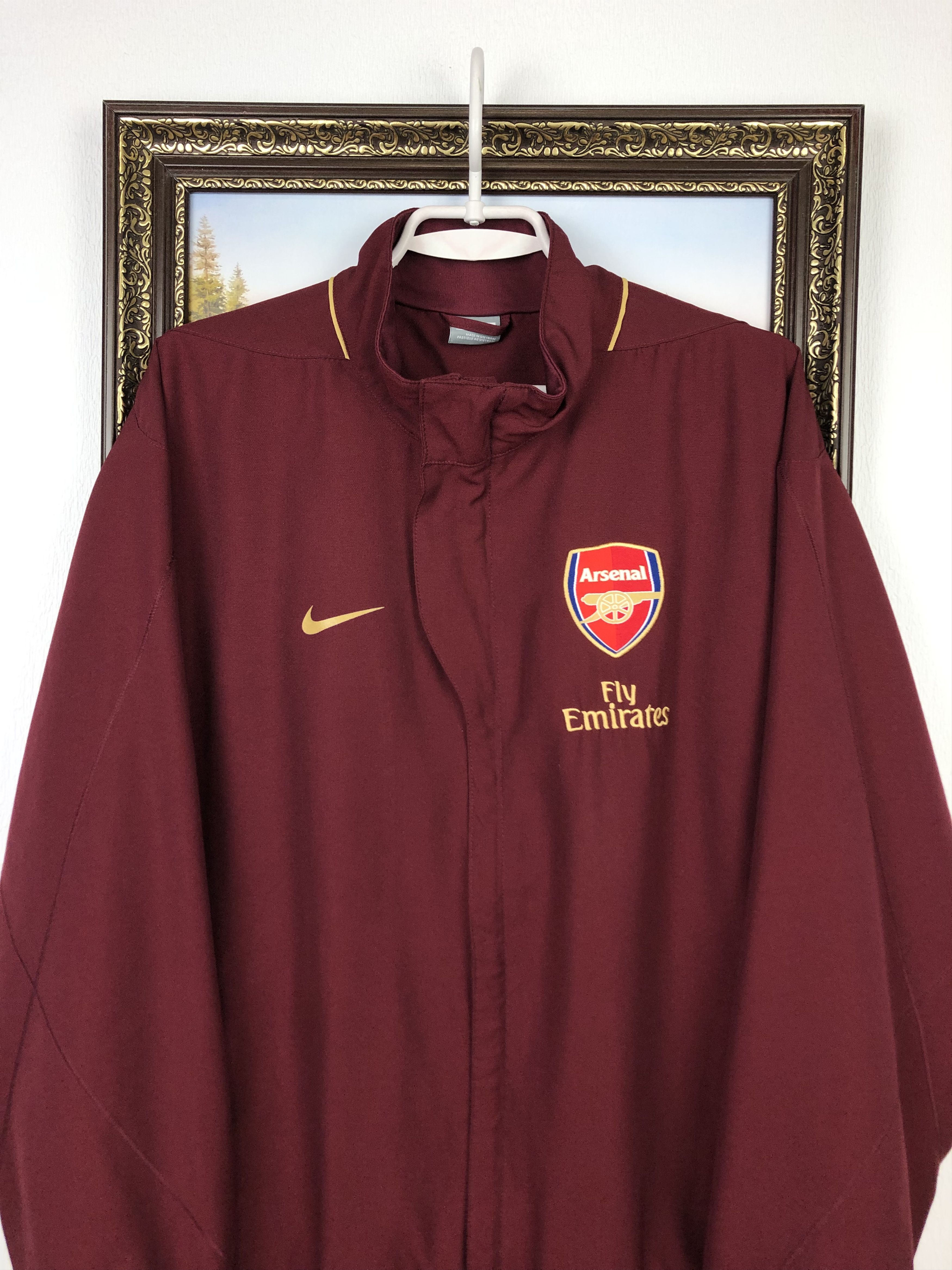 Nike Vintage Nike Arsenal Highbury Football Jacket Soccer Track Size US L / EU 52-54 / 3 - 2 Thumbnail