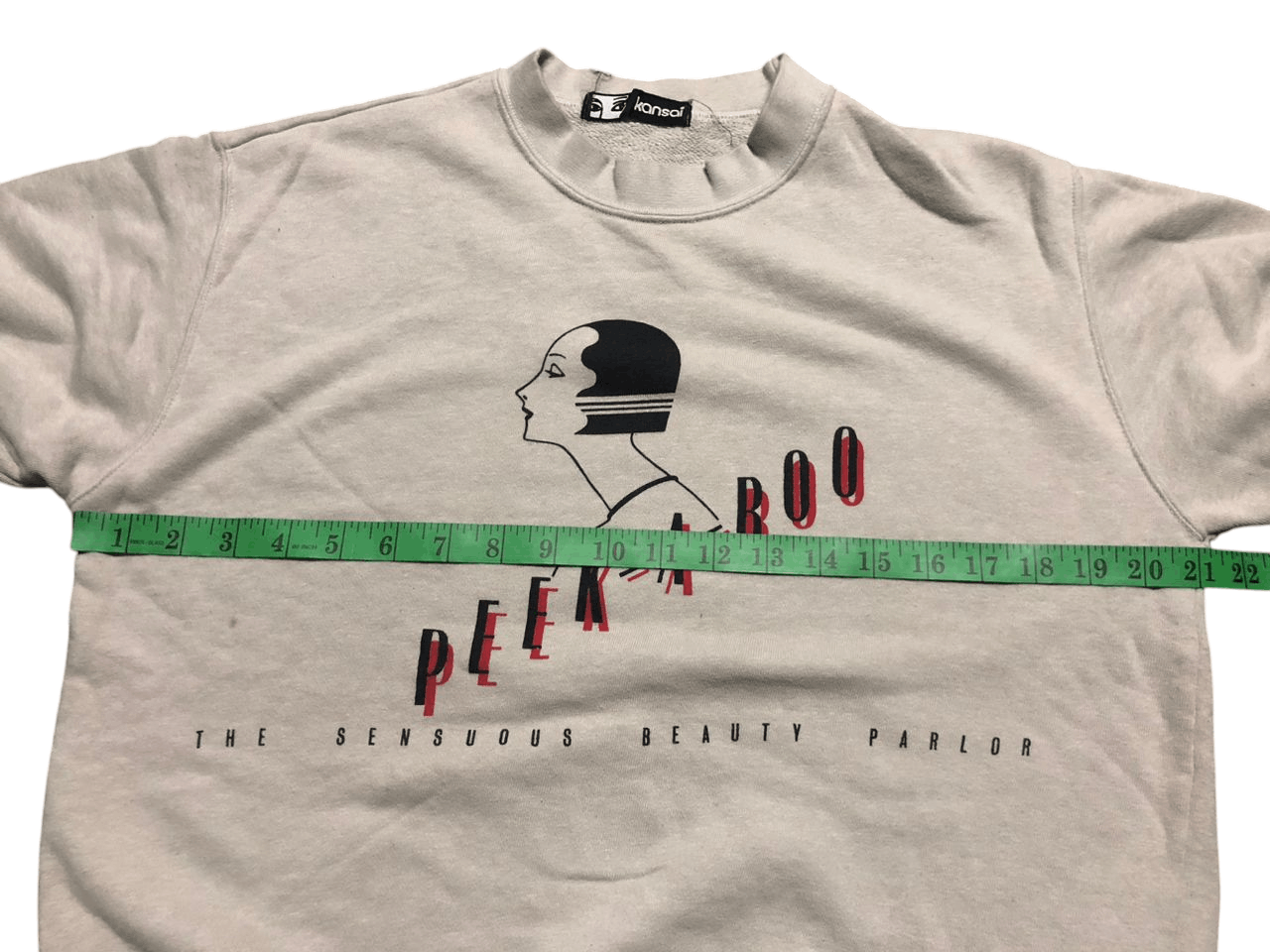 Kansai Yamamoto Vintage 80s Kansai Eye Peekaboo Short Sleeve Sweatshirt Size US M / EU 48-50 / 2 - 15 Thumbnail