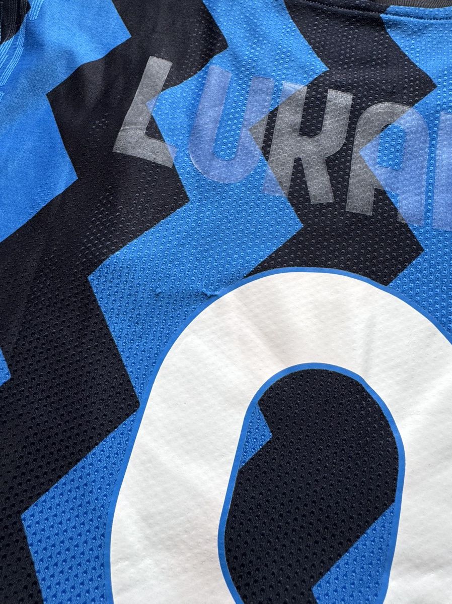 Nike 🔥NIKE INTER MILAN 2020/21 HOME PLAYER ISSUE VAPORKNIT JERSEY Size US L / EU 52-54 / 3 - 12 Thumbnail