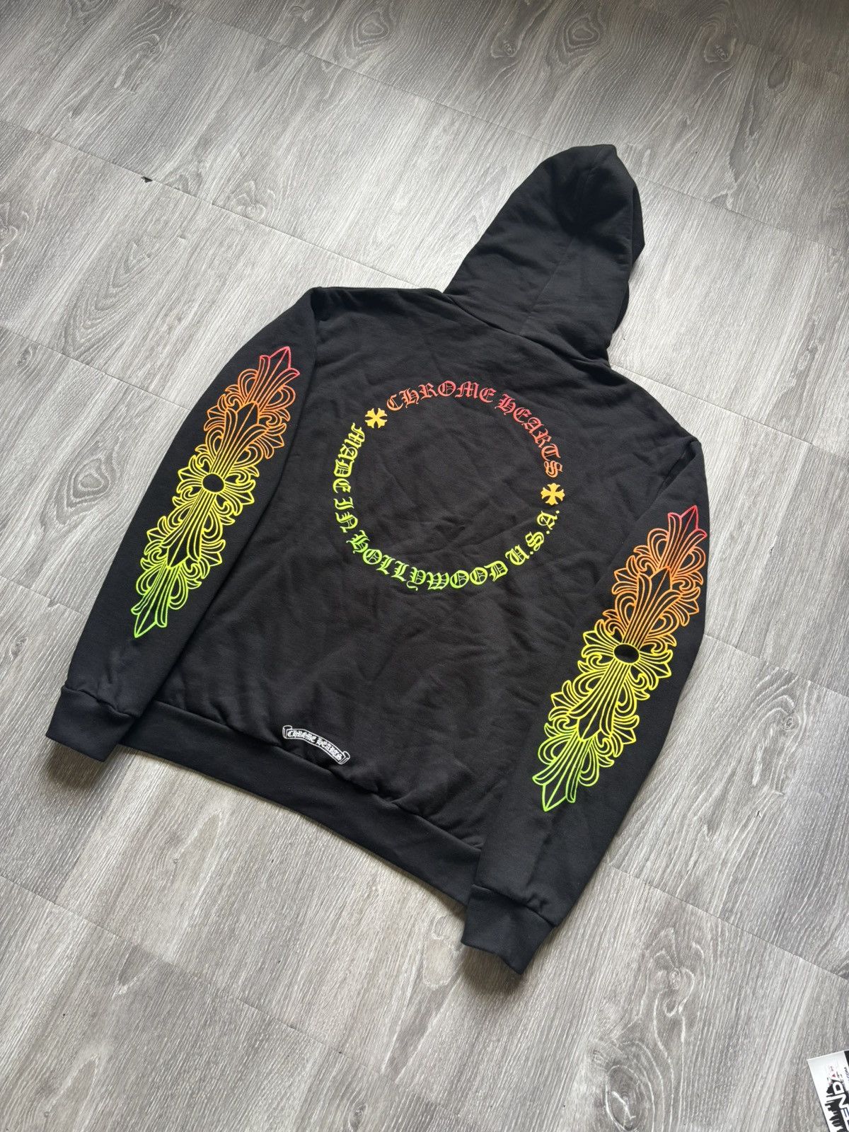 Chrome Hearts Chrome Hearts Gradient Floral Hoodie Size US S / EU 44-46 / 1 - 5 Thumbnail
