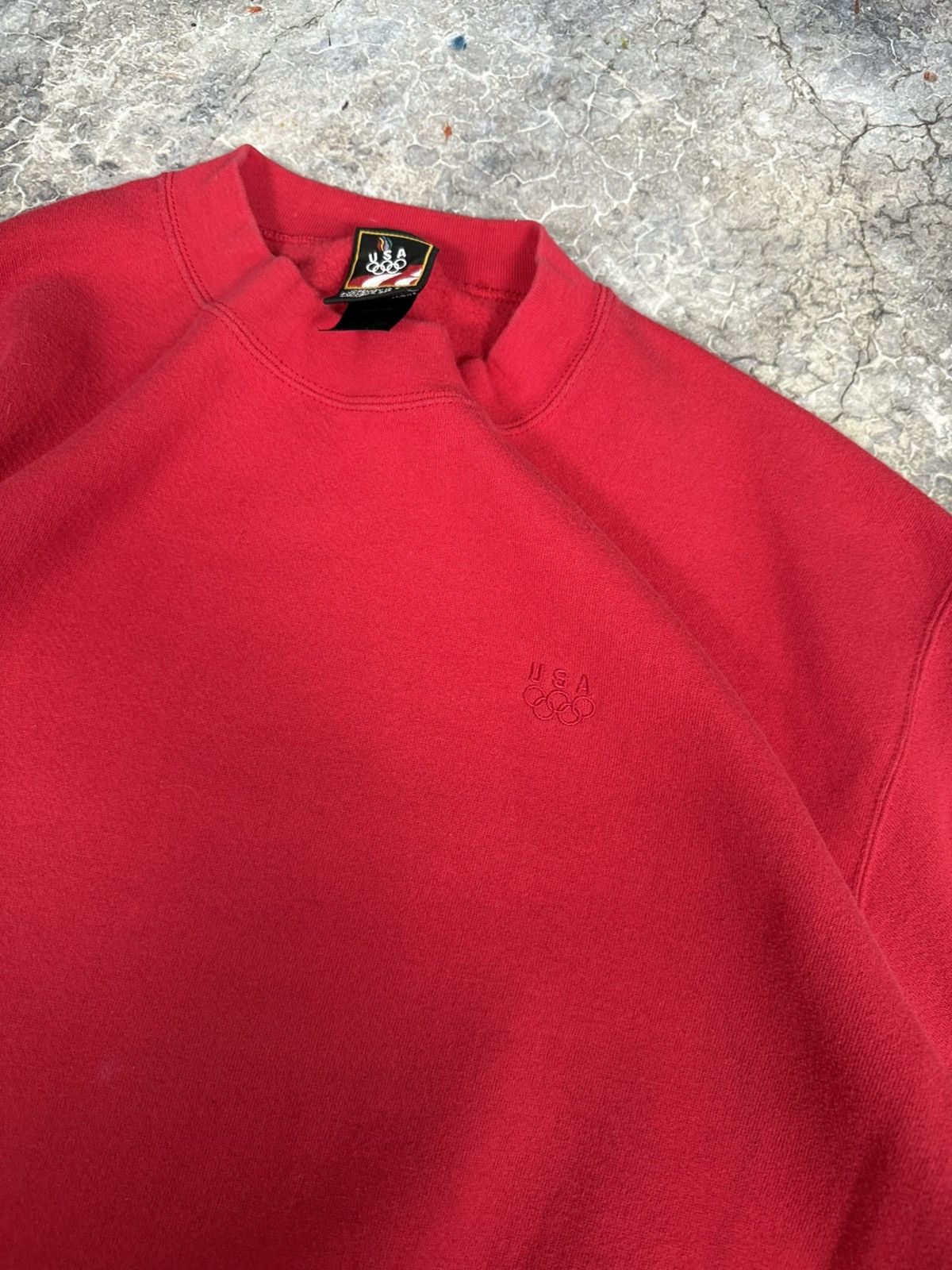 USA Olympics × Vintage Vintage USA olympics Sweat Tee Size US L / EU 52-54 / 3 - 4 Thumbnail