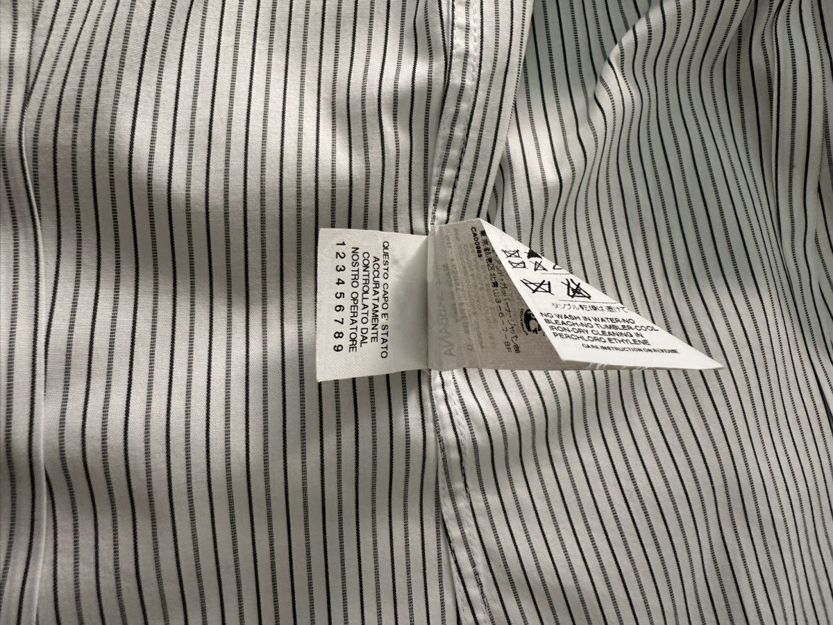 Dolce & Gabbana Dolce & Gabbana Striped Shirt with Satin Details – Size 38 Size XS / US 0-2 / IT 36-38 - 6 Thumbnail