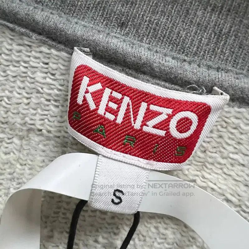 Kenzo KENZO Gray Cotton Logo Long Sleeve Sweatshirt . Size S / US 4 / IT 40 - 4 Thumbnail