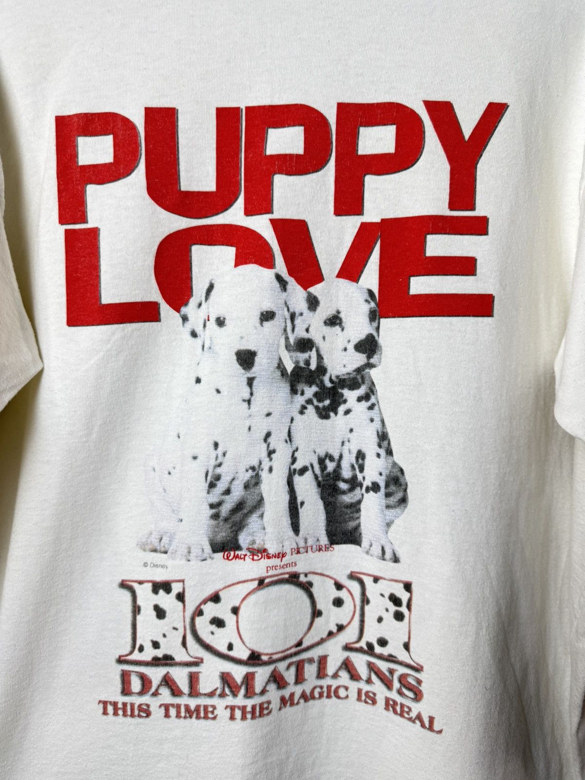 Vintage 90s Vintage 101 Dalmatians Puppy Love Longsleeve Movie Rare Size US M / EU 48-50 / 2 - 8 Thumbnail