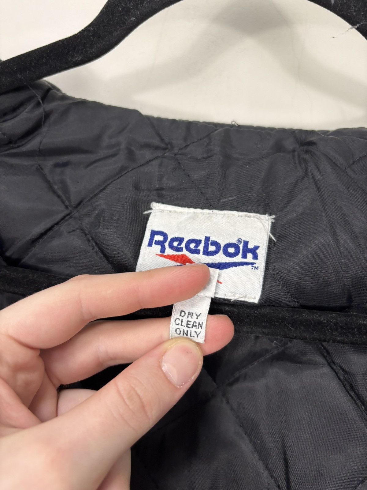 Reebok Vintage 1990s Reebok University Wool Leather Varsity Jacket Size US L / EU 52-54 / 3 - 13 Thumbnail