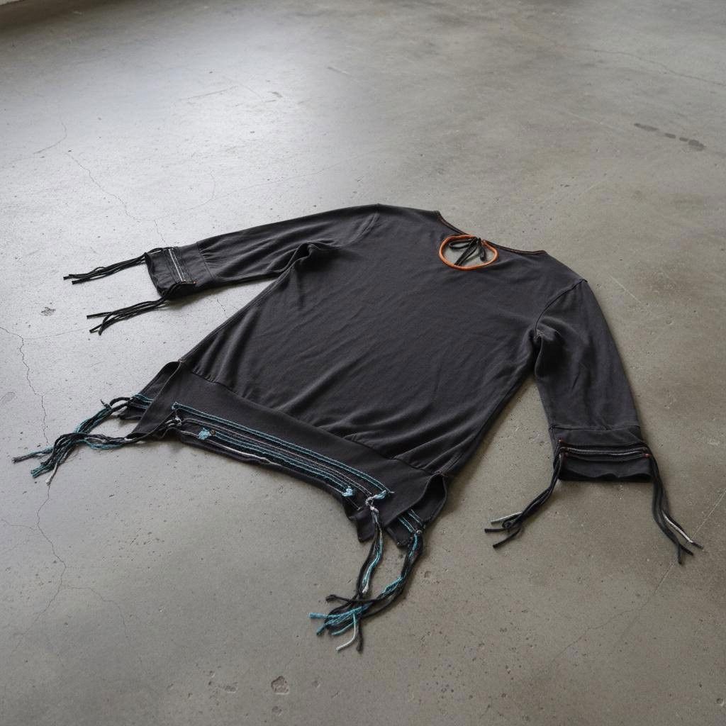 Other The Cop Copine Asymmetrical Long Laces Top Size ONE SIZE - 3 Thumbnail