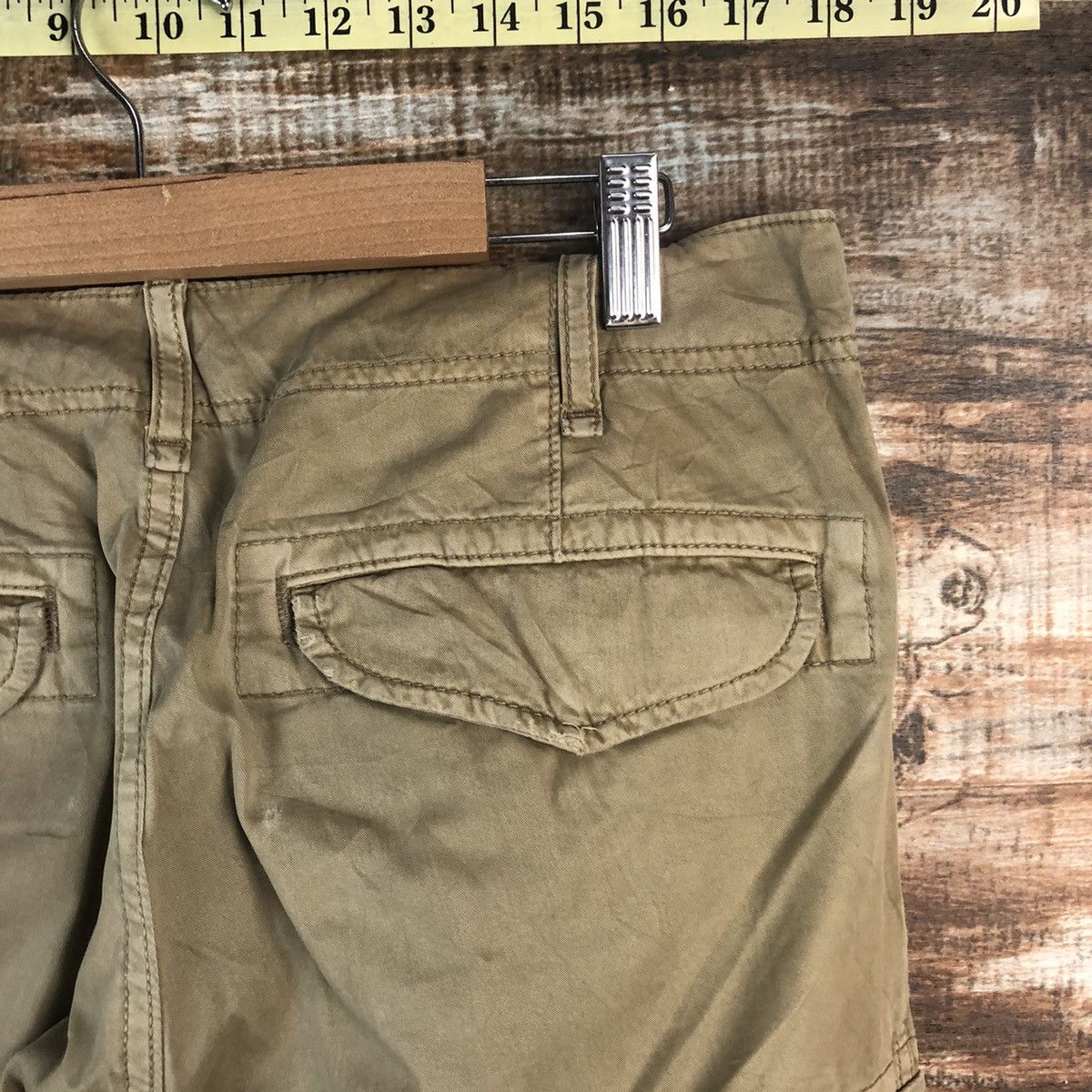 DLL Uniqlo utility Brown Cargo Multipocket Pants #C218