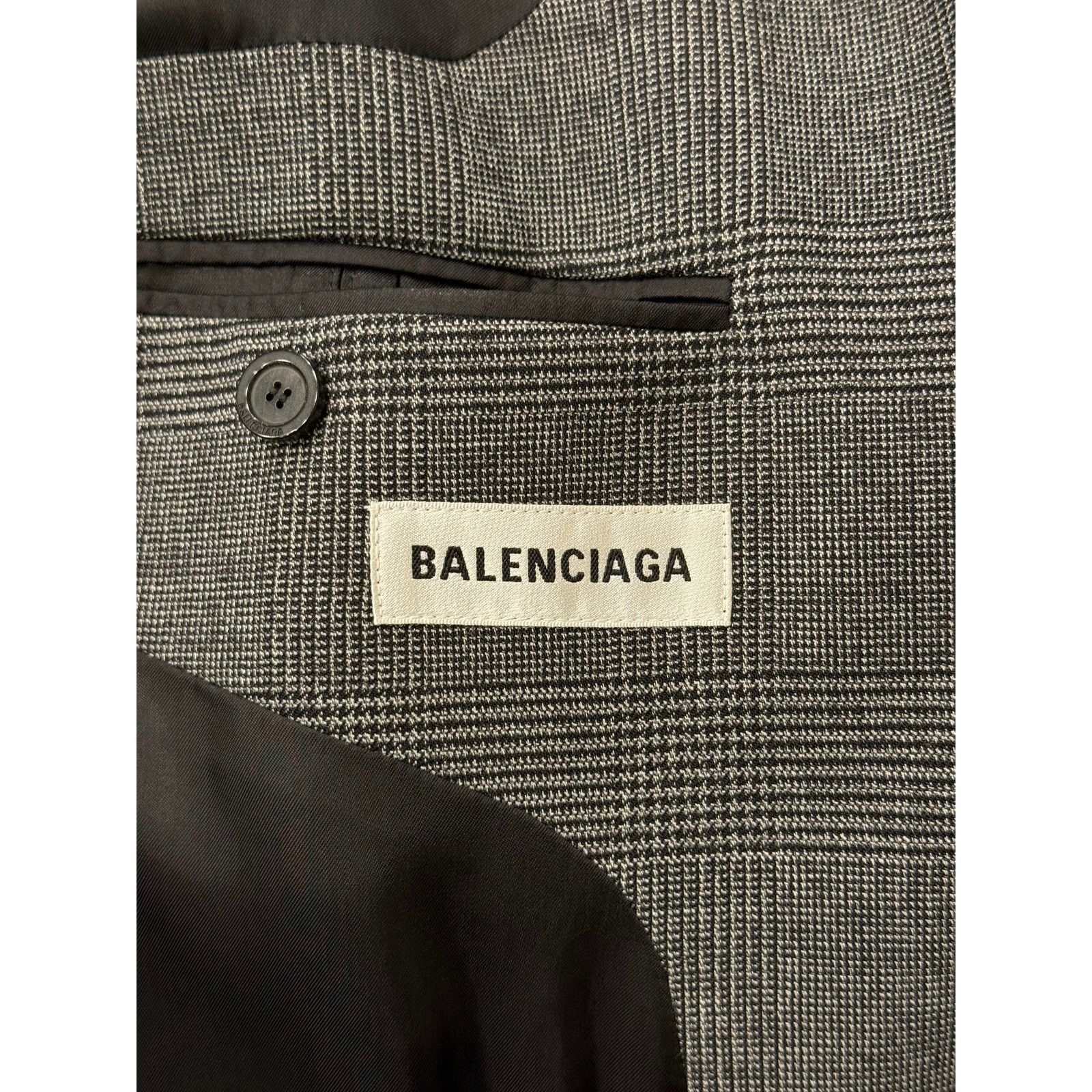 Balenciaga 2019 Balenciaga runway suspended shoulder blazer jacket Size US S / EU 44-46 / 1 - 7 Thumbnail