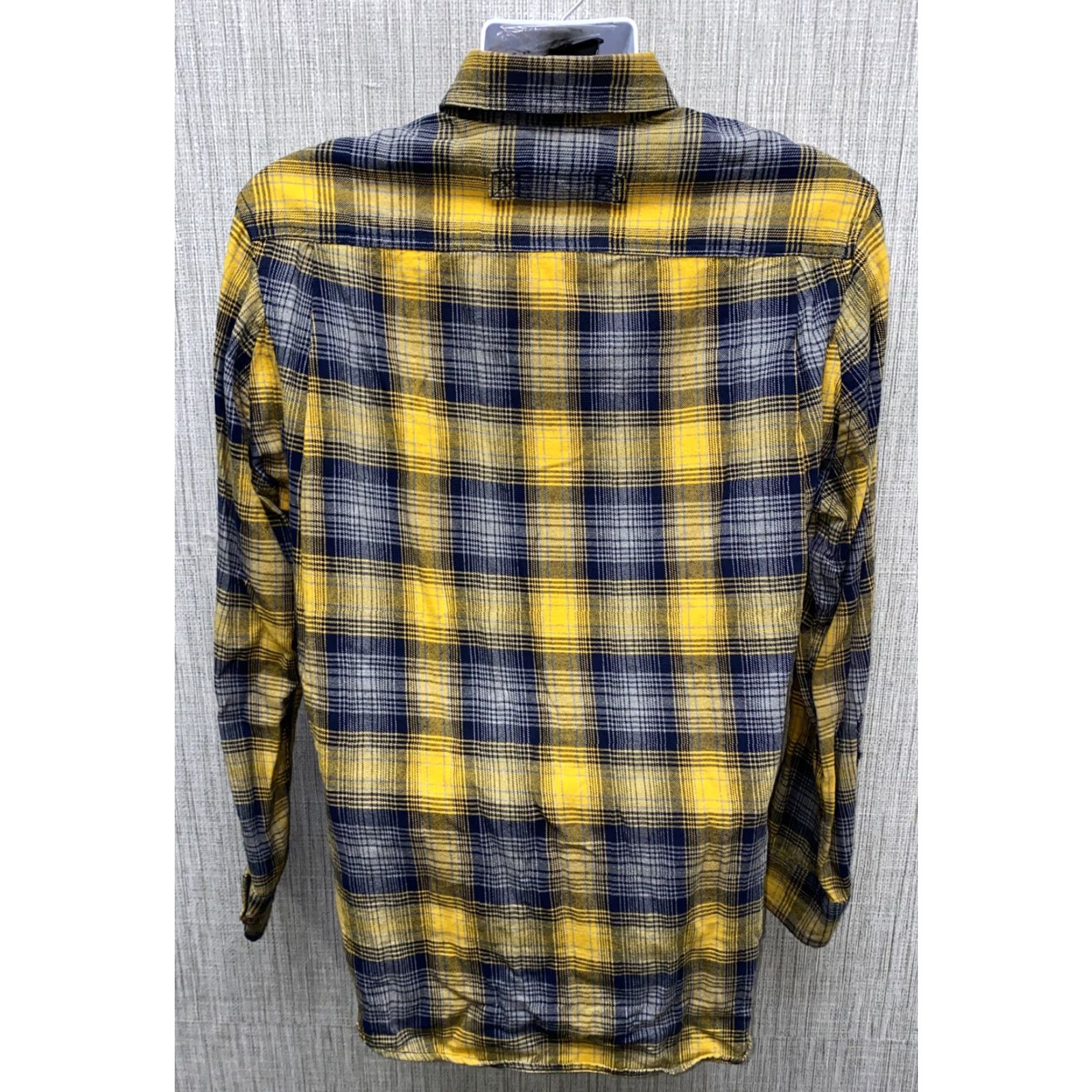 Duluth Trading Company Duluth Trading Co Mens Plaid Shirt Long Sleeve Cotton Flannel Button-Up Size M Yellow/Blue Mens Shirt Size US M / EU 48-50 / 2 - 5 Thumbnail