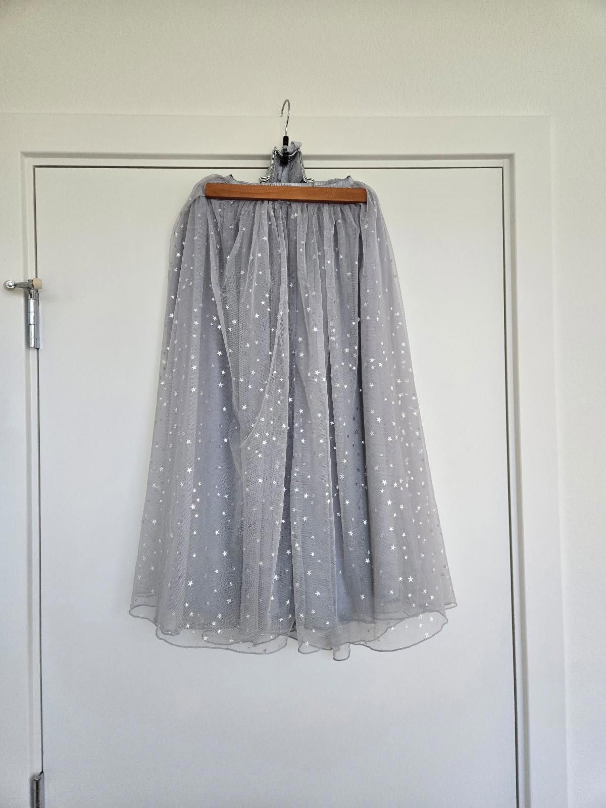 Free People T-Parts Two Layer Star Mesh Tulle Skirt Size 28" / US 6 / IT 42 - 1 Thumbnail