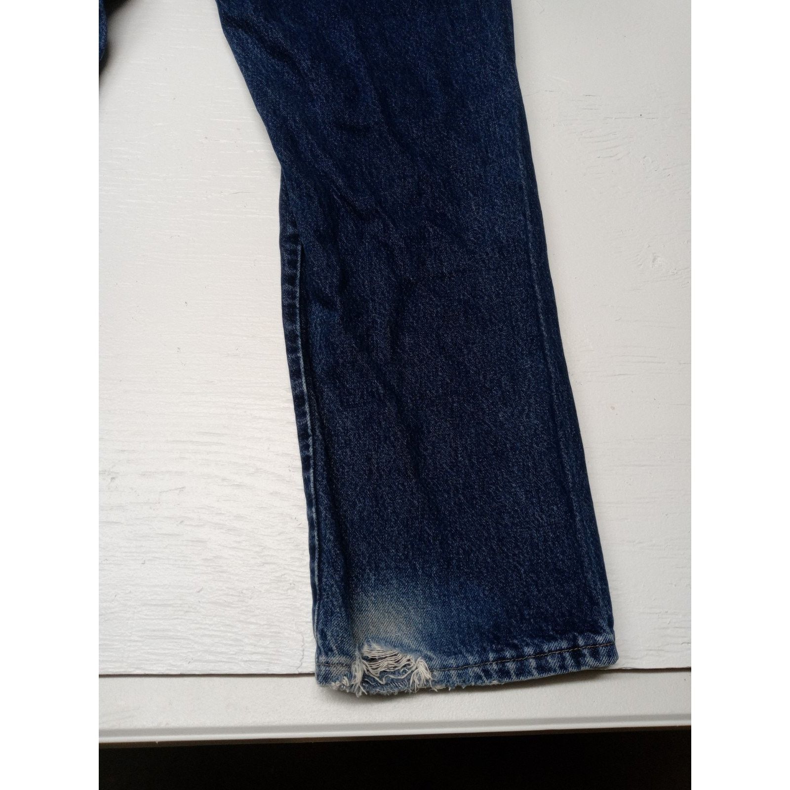 Wrangler Wrangler (40x32) Men's Regular Fit Blue Jeans Size US 40 / EU 56 - 4 Thumbnail