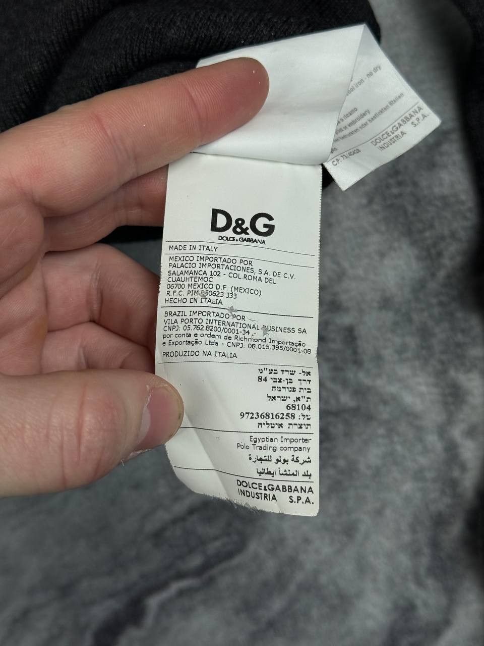 Dolce & Gabbana Dolce&Gabbana DG Wool Long Sleeve Polo Sweater Size US M / EU 48-50 / 2 - 9 Thumbnail