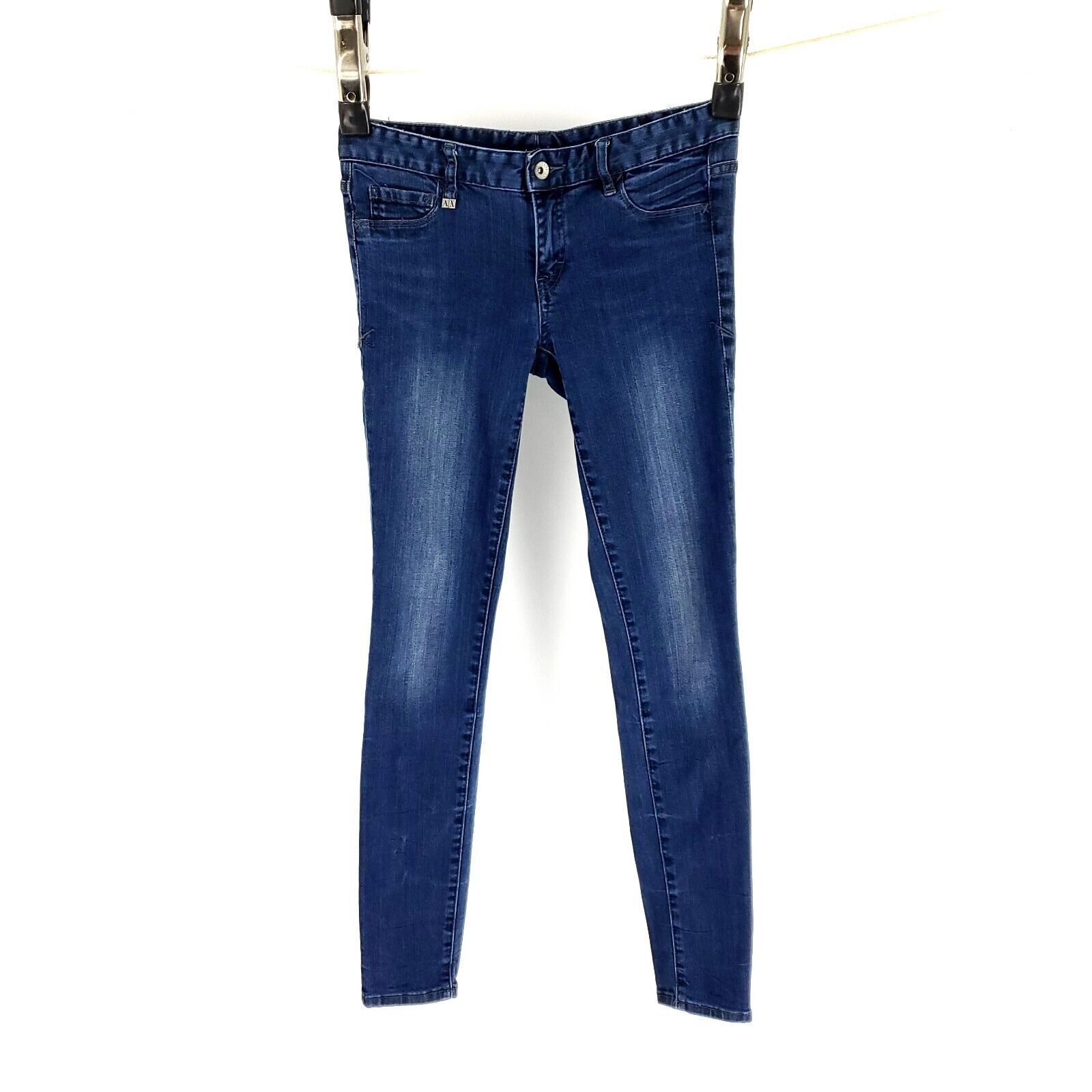 Armani Exchange Armani Exchange Rayon Cotton Women's Jeans Size 2 29/30 Low Size 29" - 7 Thumbnail