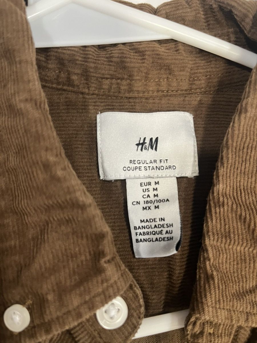 H&M H&M Light Brown Button-up Longsleeve - Medium Size US M / EU 48-50 / 2 - 5 Thumbnail