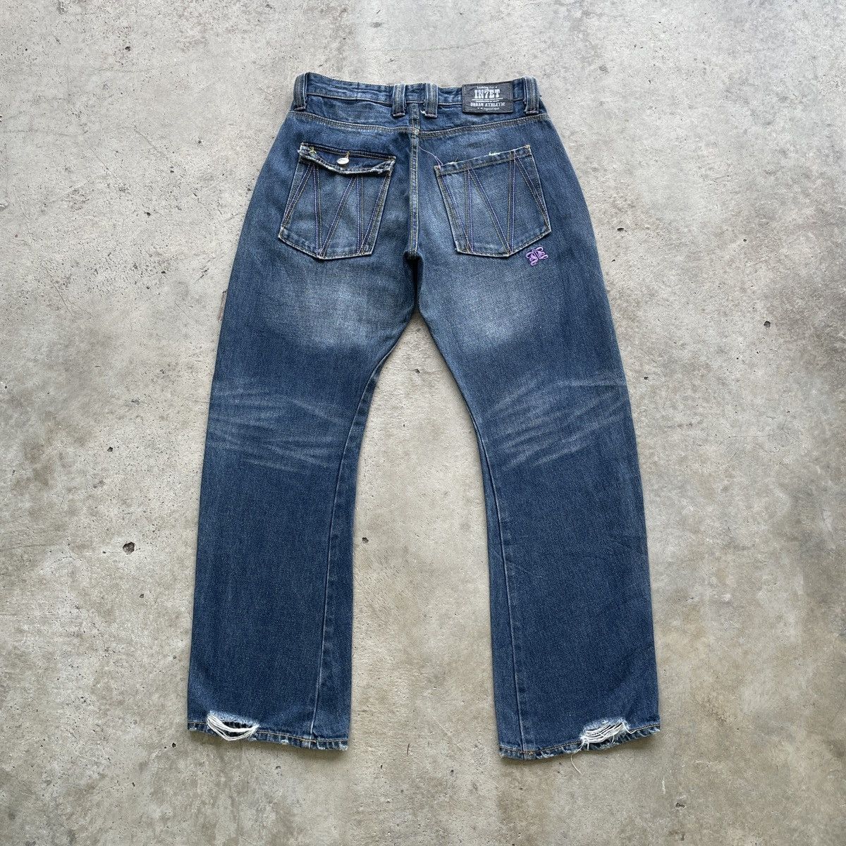 If Six Was Nine Vintage IN7ET Japan Jeans Faded Rare Denim Pants W32x29.5 Size US 32 / EU 48 - 2 Thumbnail
