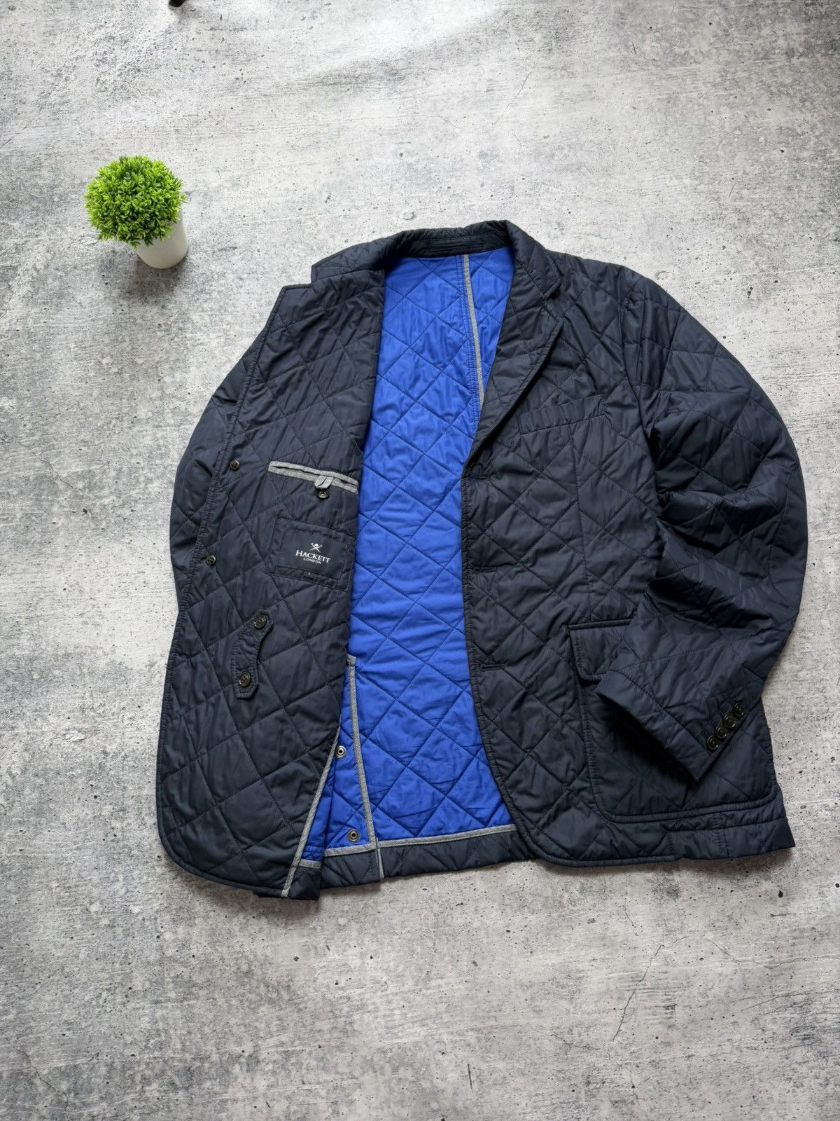 Hackett Hackett Quilted Thermal Puffer Classic Blazer Jacket Size US L / EU 52-54 / 3 - 2 Thumbnail