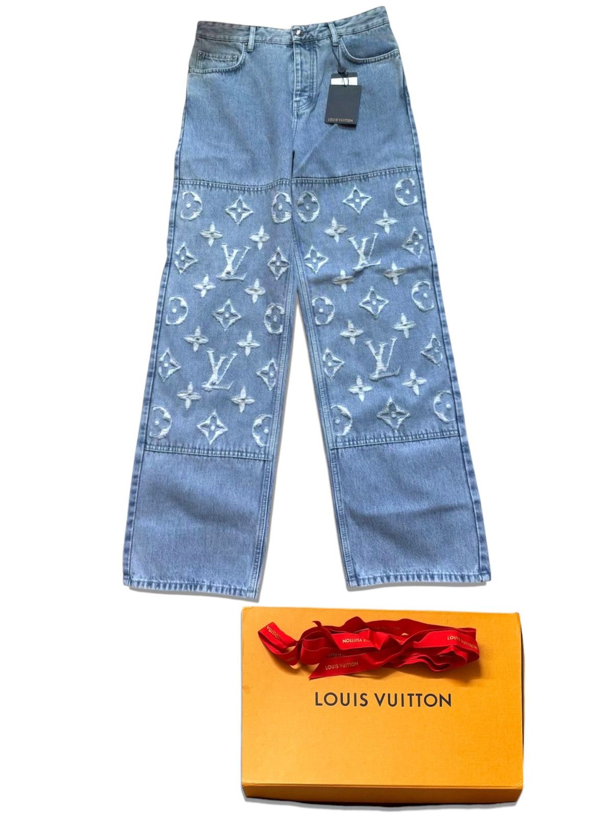 Louis Vuitton × Supreme Supreme x Louis Vuitton LV Monogram denim