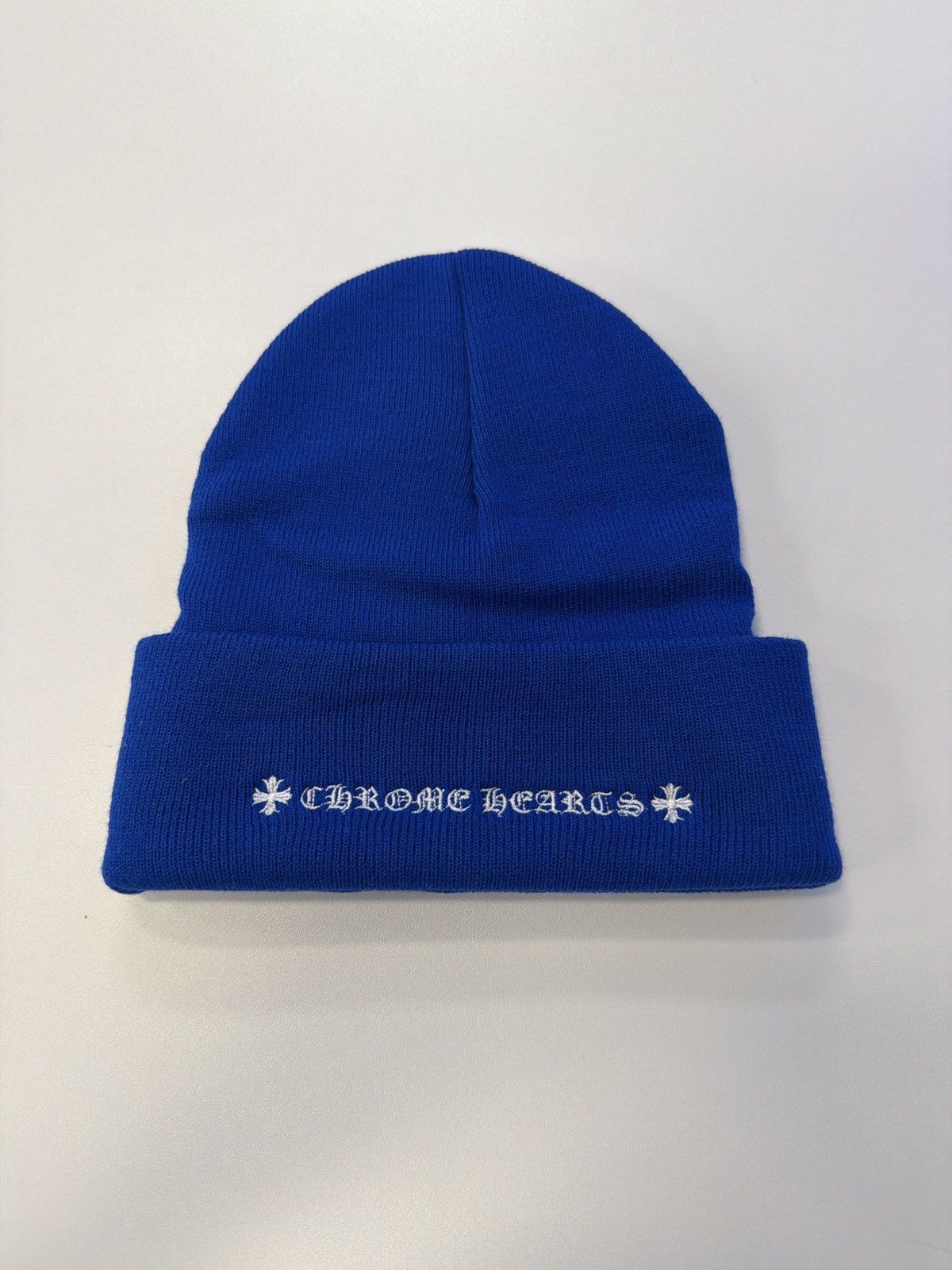 Chrome Hearts Chrome Hearts Blue CH Beanie Online Exclusive Size ONE SIZE - 2 Thumbnail
