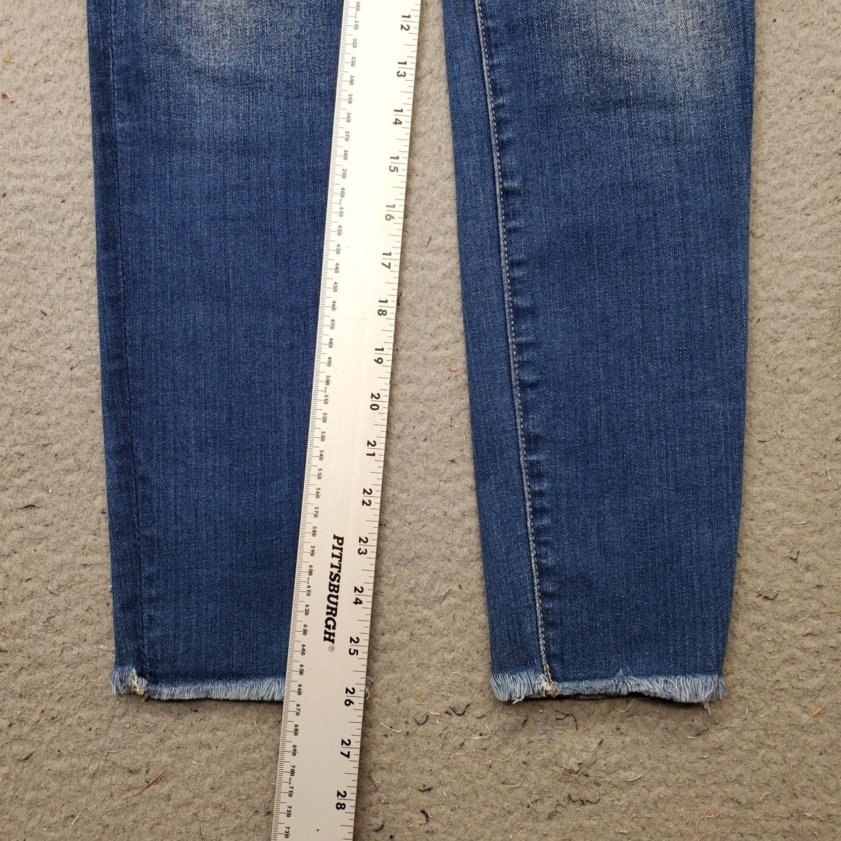 American Eagle Outfitters American Eagle Outfitters Women's Jeans Jegging Crop 8 Blue Denim 5-Pocket Stretch Inseam 26" Regular Size 30" / US 8 / IT 44 - 4 Thumbnail