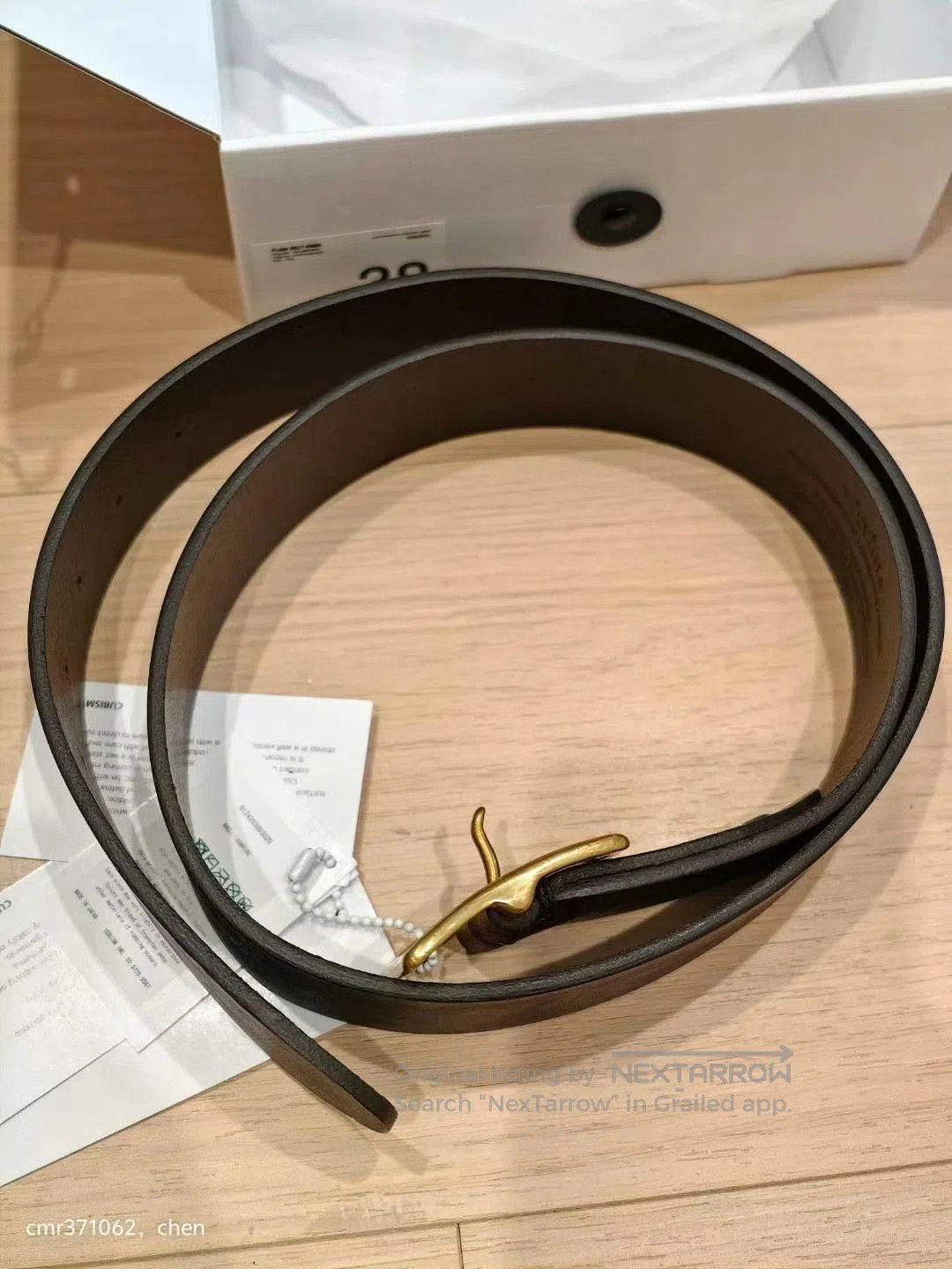 Visvim VISVIM 24AW PLAIN BELT 40MM. Size ONE SIZE - 8 Thumbnail