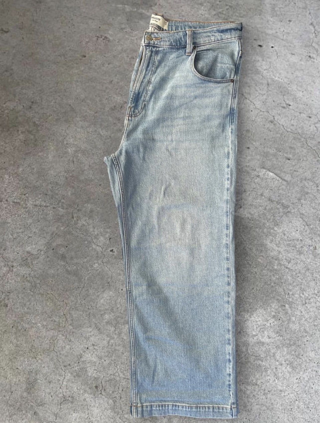 Hollister Holister Blue Super Baggy Jeans Size US 38 / EU 54 - 5 Thumbnail