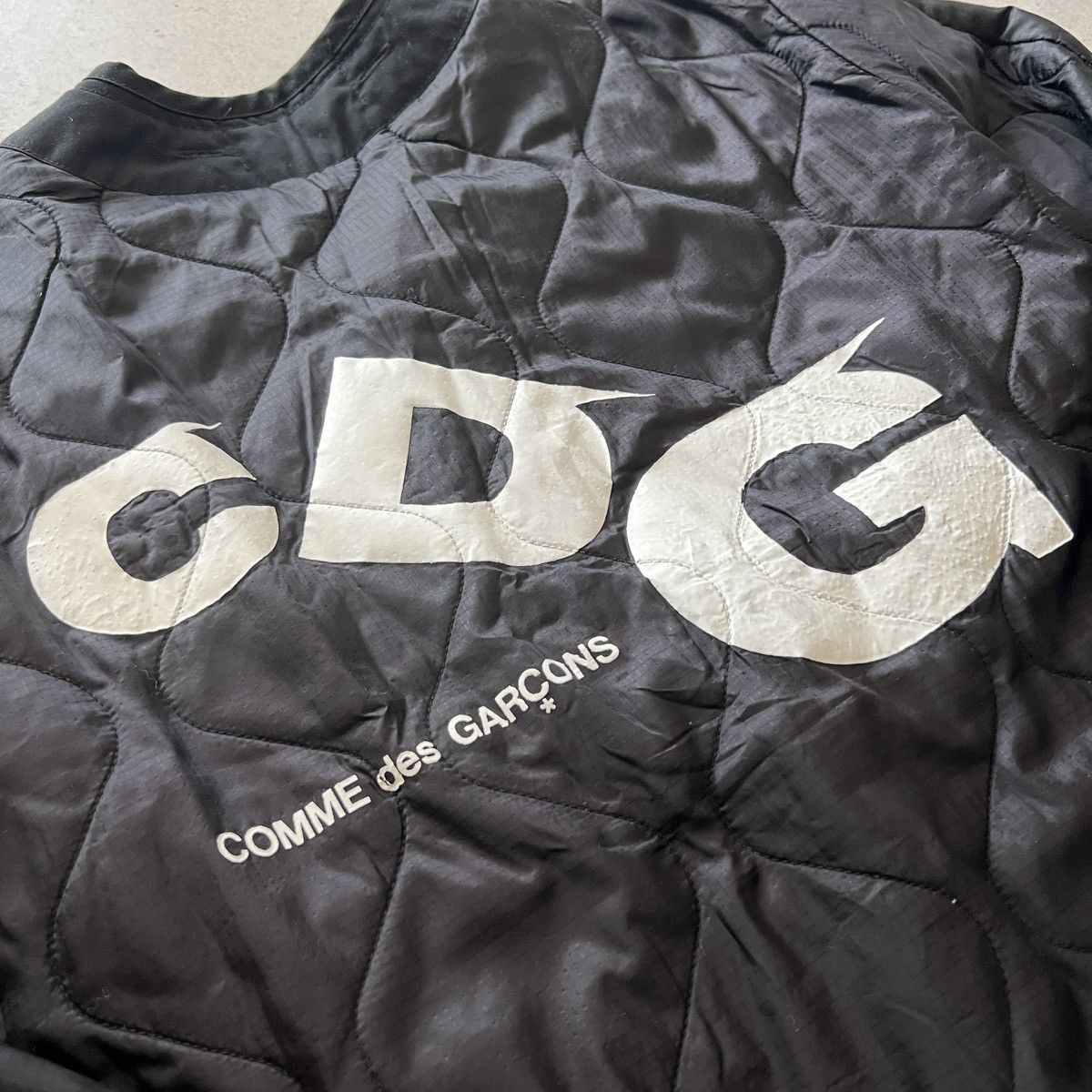 Alpha Industries × CDG by Comme des Garcons Vintage 00s CDG Alpha Industries Liner Jacket Size US L / EU 52-54 / 3 - 3 Thumbnail