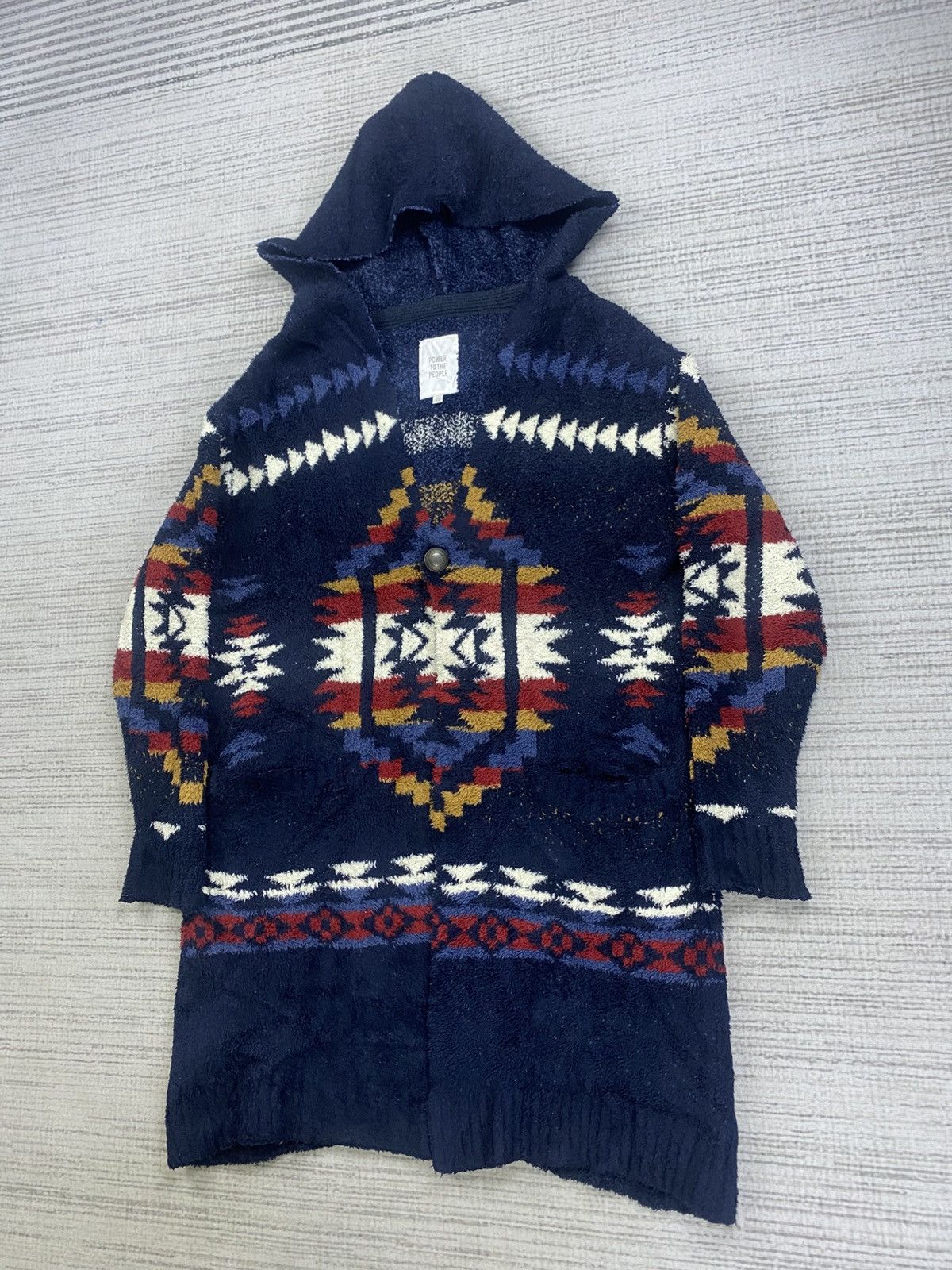 Vintage Vintage Power To The People Navajo Style Knitwear Poncho Size US M / EU 48-50 / 2 - 4 Thumbnail