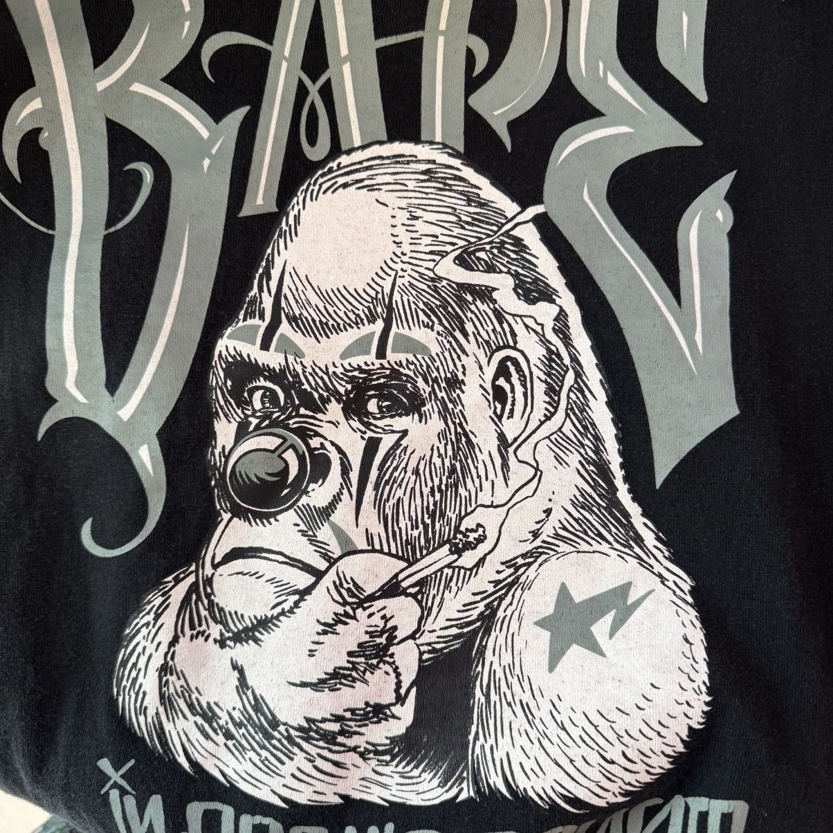 Bape Bape x Undefeated x Mister Cartoon Black Tee Size US L / EU 52-54 / 3 - 5 Thumbnail
