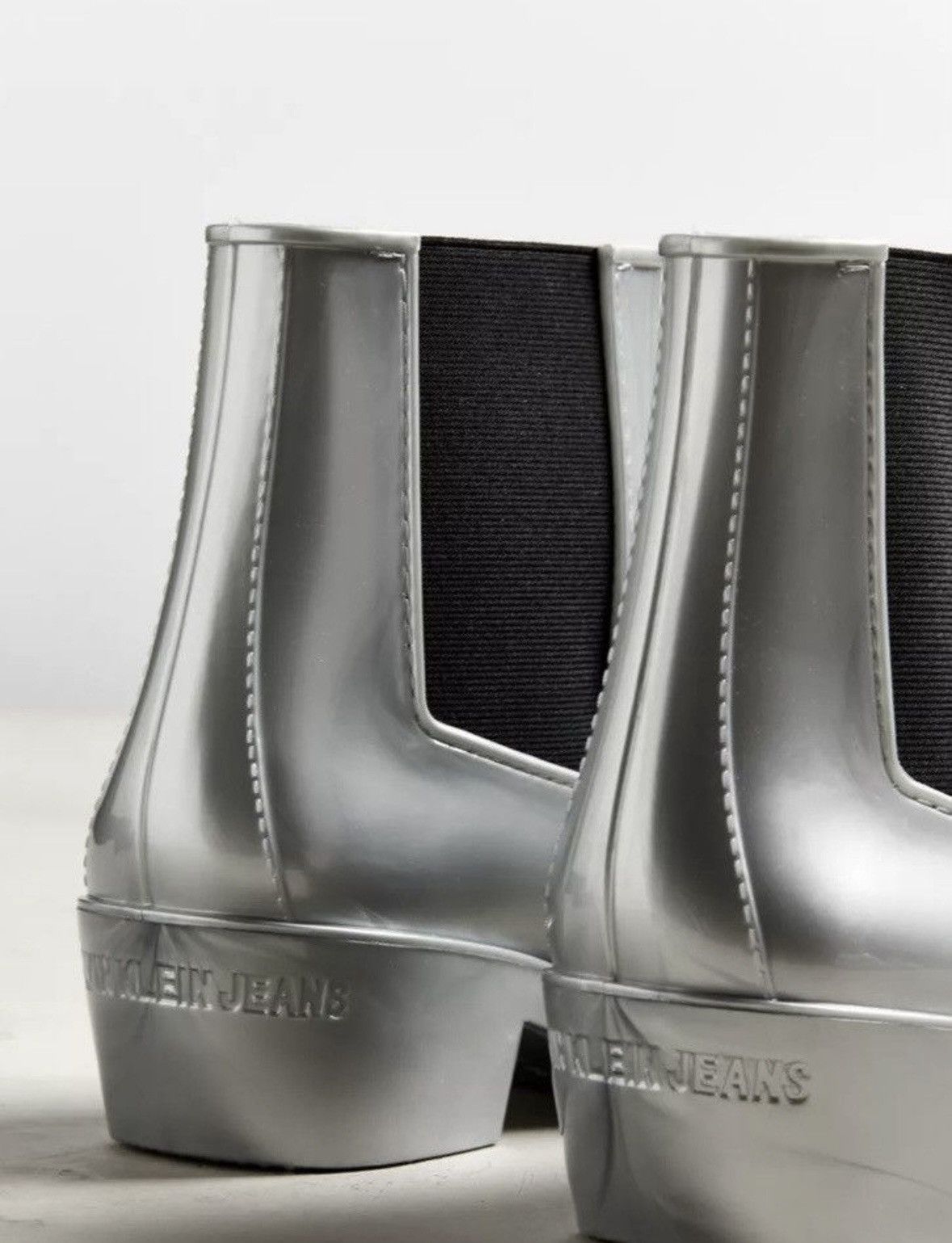 Calvin Klein Calvin Klein Calvin Klein Cole Rubber Silver Boot Size US 11 / EU 44 - 5 Thumbnail