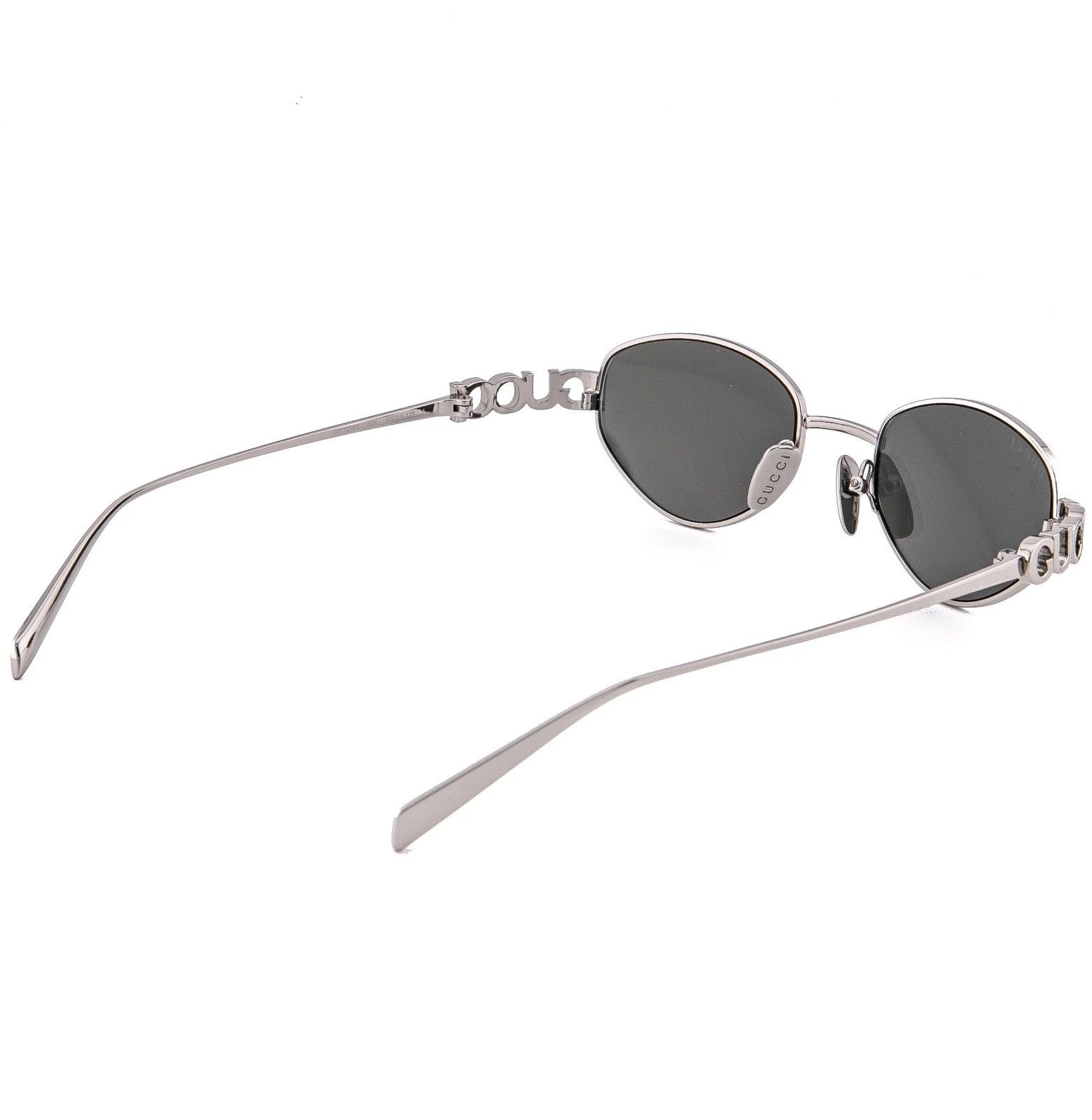 Gucci GUCCI 1935 Gg1935S Silver Mirrored Logo Metal Sunglasses 004 Size ONE SIZE - 5 Thumbnail