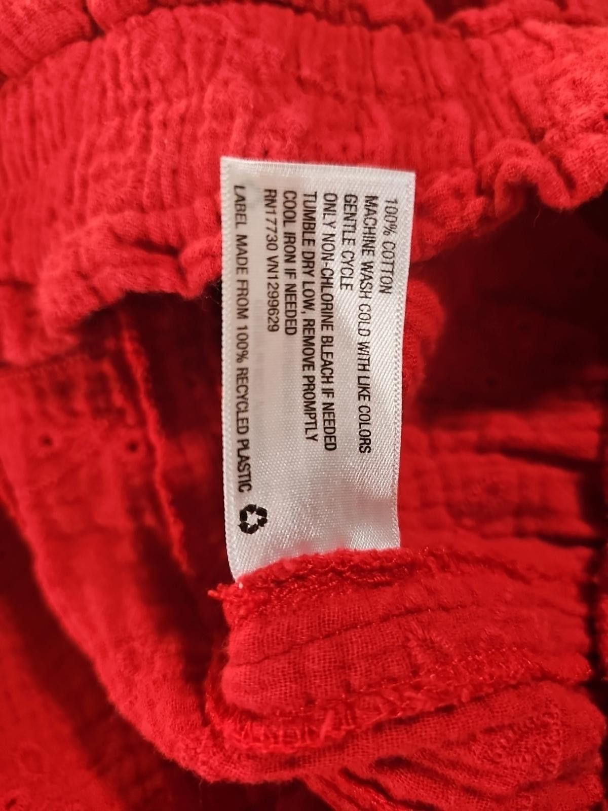 Other Knox Rose XL Red Floral Doiley Shorts Size 40" / US 18 - 5 Thumbnail